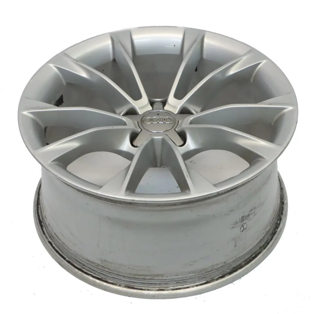 Audi A5 S5 8T Silber Leichtmetallrad Felge 18" 8,5J ET:29 - SKU 8T0601025BB-2 - Teilenummer 8T0601025BB