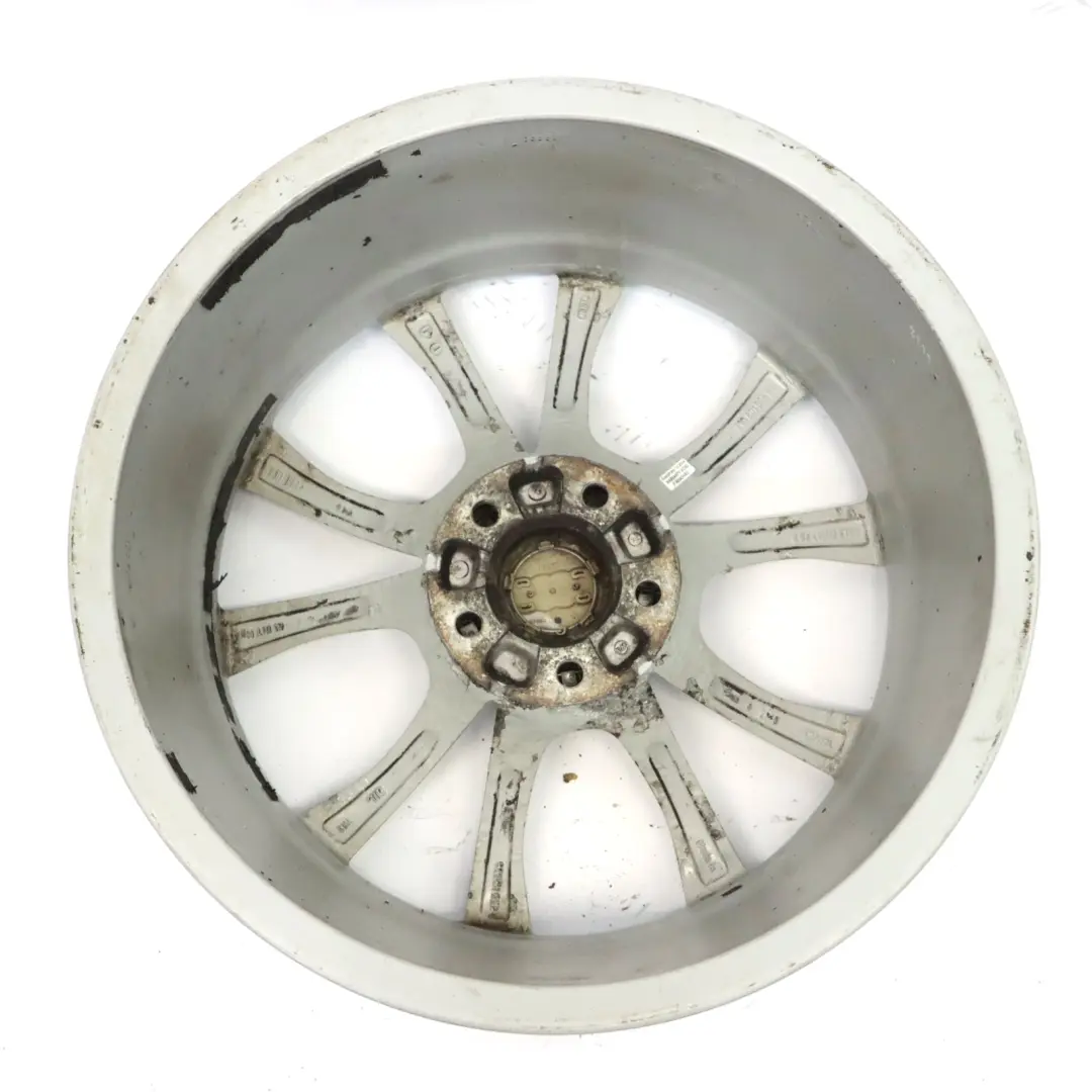 Audi A5 S5 8T Silver Light Alloy Wheel Rim 18" 8,5J ET:29 - SKU 8T0601025BB-2 - Numéro de pièce 8T0601025BB