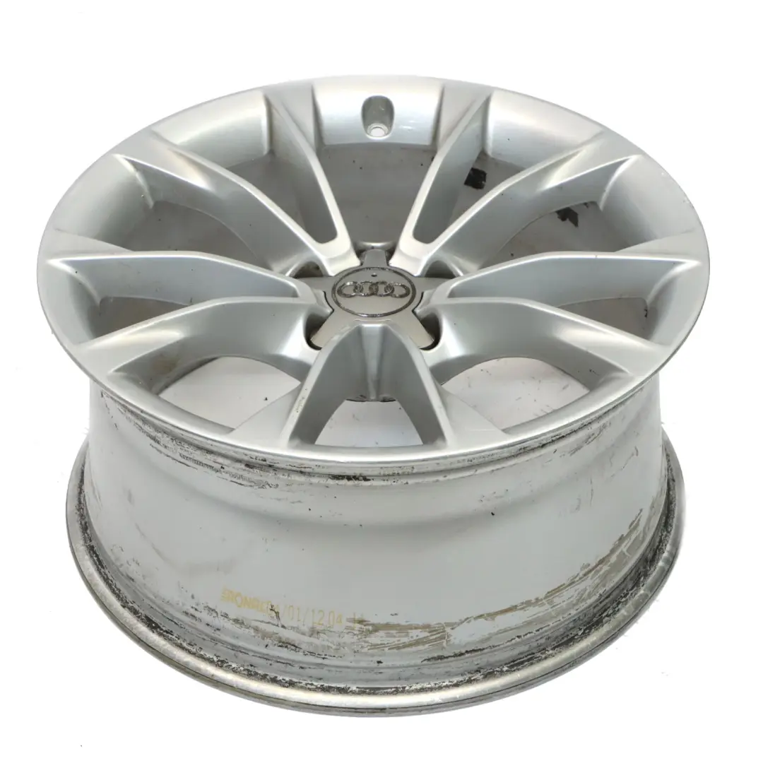 Light Alloy Wheel Rim 18" 8,5J ET:29 8T0601025BB to Audi A5 S5 8T Silver with Part number 8T0601025BB-3 Audi A5 S5 8T Silver Light Alloy Wheel Rim 18" 8,5J ET:29 8T0601025BB - SKU 8T0601025BB-3 - Part number 8T0601025BB-3