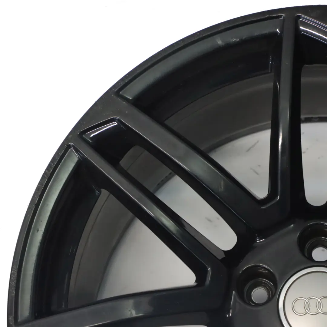Audi A4 B8 A5 8T Schwarze Leicht Metall Felge 19" ET:33 9J - SKU 8T0601025DB-1 - Teilenummer 8T0601025DB