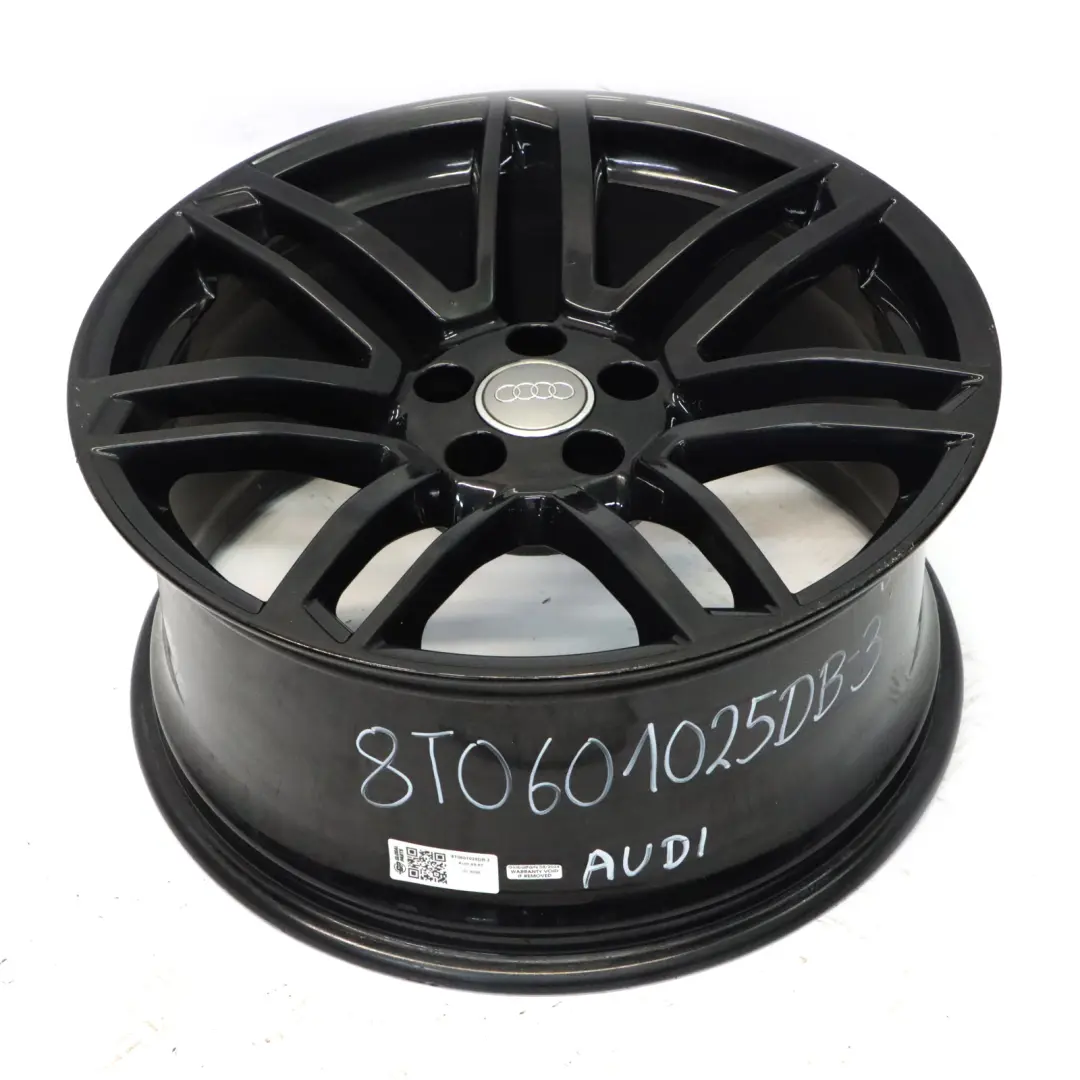 Audi A4 B8 A5 8T Black Wheel Alloy Rim 19" ET:33 9J - SKU 8T0601025DB-3 - Part number 8T0601025DB