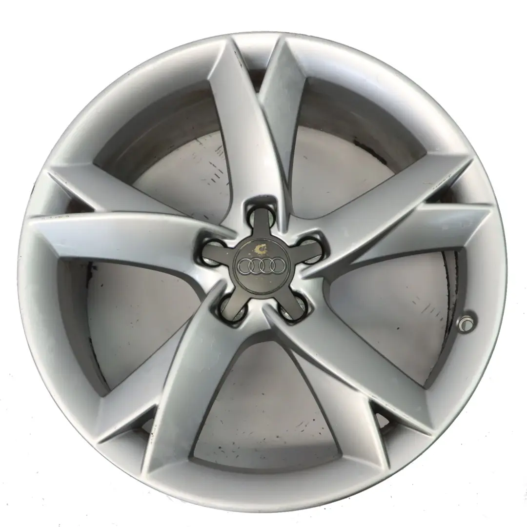 Alloy Rim 19" 8.5J ET:32 Star Spoke 8T0601025F to Audi A5 8T Silver Wheel with Part number 8T0601025F-3 Audi A5 8T Silver Wheel Alloy Rim 19" 8.5J ET:32 Star Spoke 8T0601025F - SKU 8T0601025F-3 - Part number 8T0601025F-3