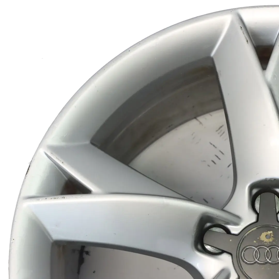 Audi A5 8T Silver Wheel Alloy Rim 19" 8.5J ET:32 Star Spoke 8T0601025F - SKU 8T0601025F-3 - Part number 8T0601025F-3