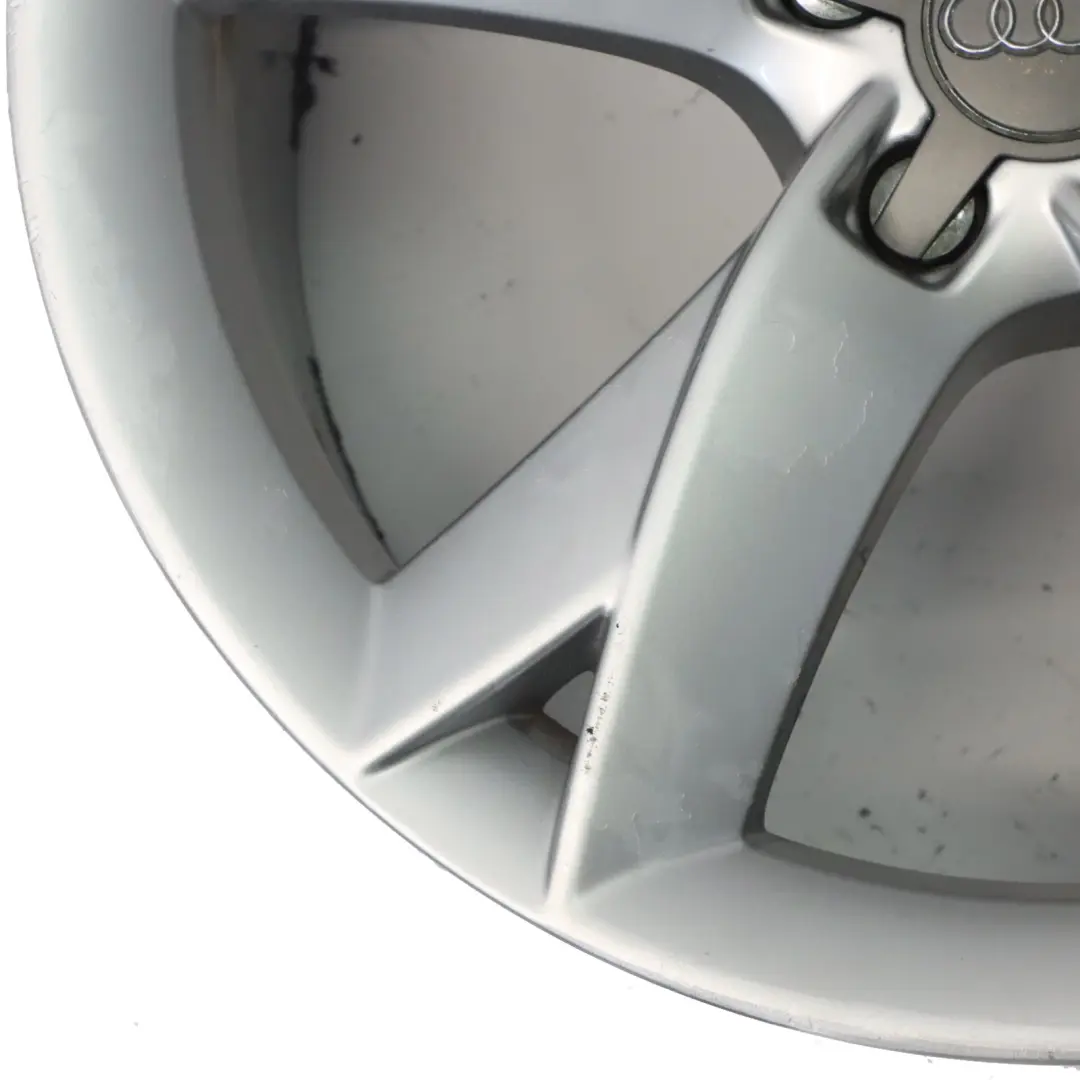 Audi A5 8T Silver Wheel Alloy Rim 19" 8.5J ET:32 Star Spoke 8T0601025F - SKU 8T0601025F-3 - Part number 8T0601025F-3