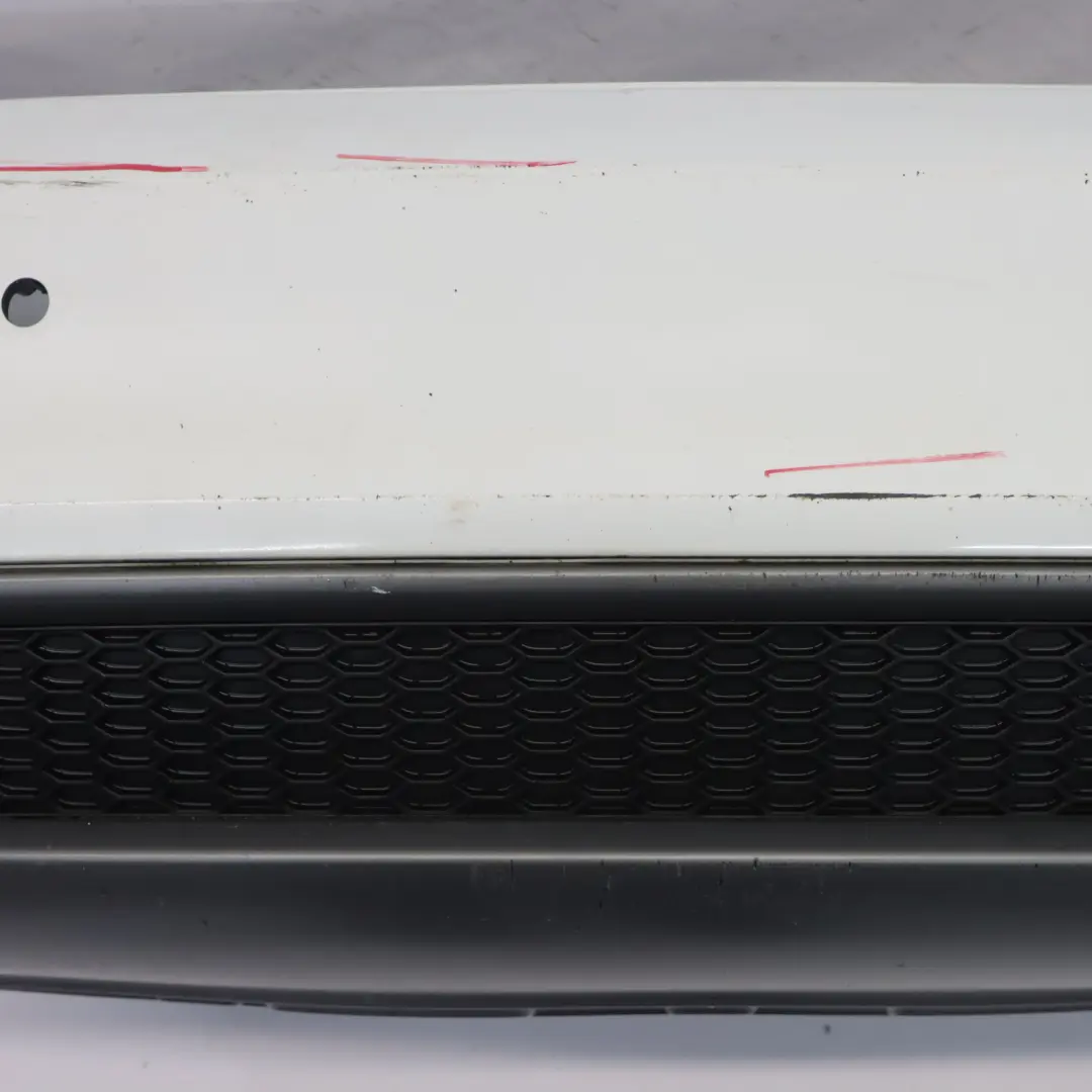 Audi A5 8T Rear Bumper Trim Panel Covering Glacier White Pearl - S9R - SKU 8T0807067D-MGW - Part number 8T0807067D