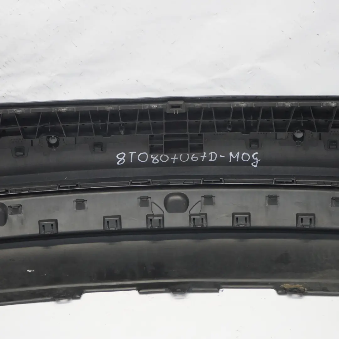 Bumper Trim Panel Monsoon Grey Metallic - X7R to Audi A5 8T Rear with Part number 8T0807067D Audi A5 8T Rear Bumper Trim Panel Monsoon Grey Metallic - X7R - SKU 8T0807067D-MOG - Part number 8T0807067D