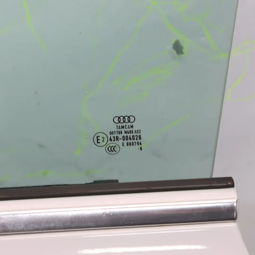 Audi A5 8T Coupe Door Front Left N/S Covering Panel Glacier White Pearl - S9R - SKU 8T0831051C-MGW - Part number 8T0831051C