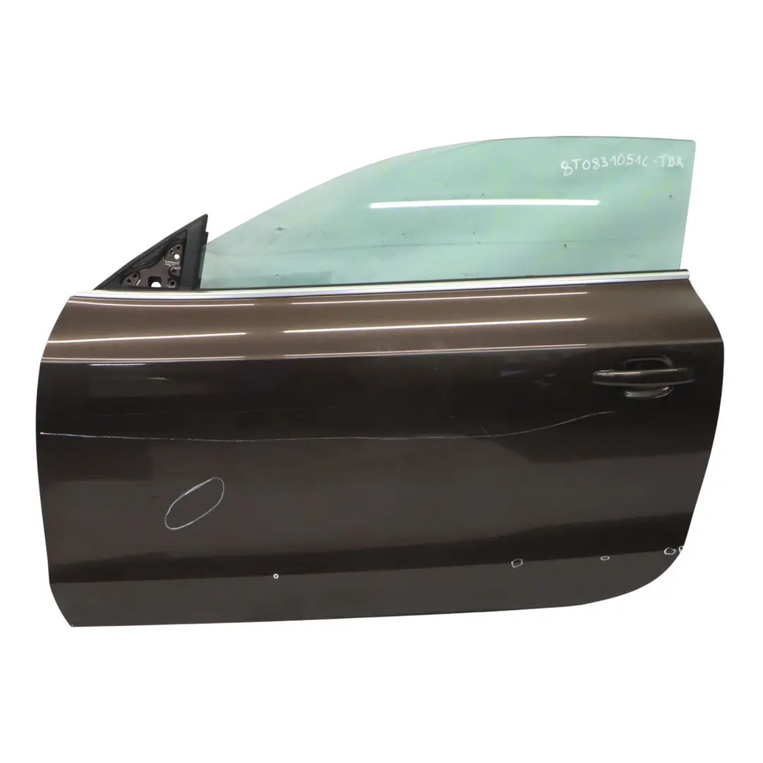 Coupé Porte avant gauche Teak Brown Metallic - Z8W pour Audi A5 8T à propos du numéro de pièce 8T0831051C Audi A5 8T Coupé Porte avant gauche Teak Brown Metallic - Z8W - SKU 8T0831051C-TBR - Numéro de pièce 8T0831051C