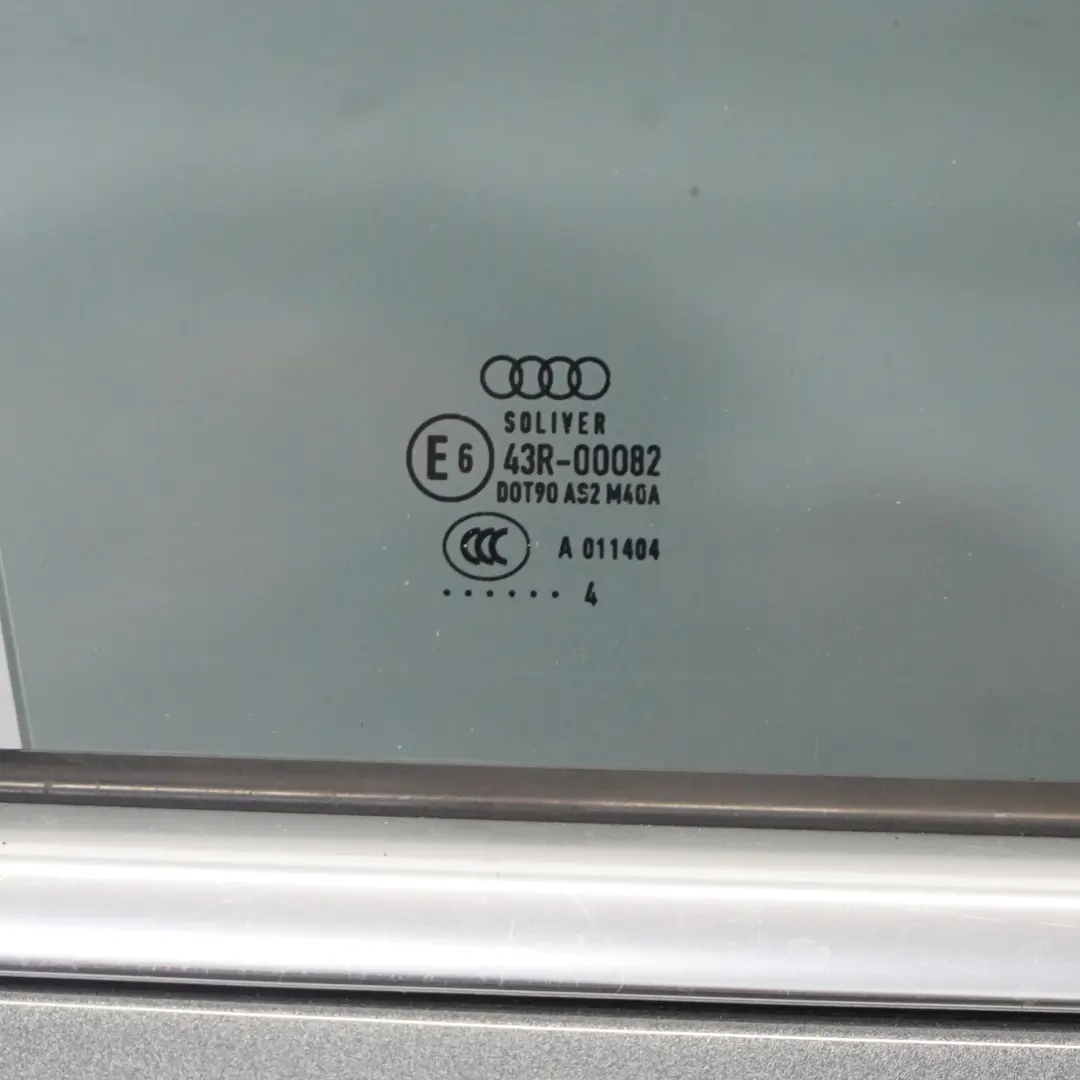 Audi A5 8T Coupe Door Front Right O/S Monsoon Grey Metallic - X7R - SKU 8T0831052C-MOG - Part number 8T0831052C