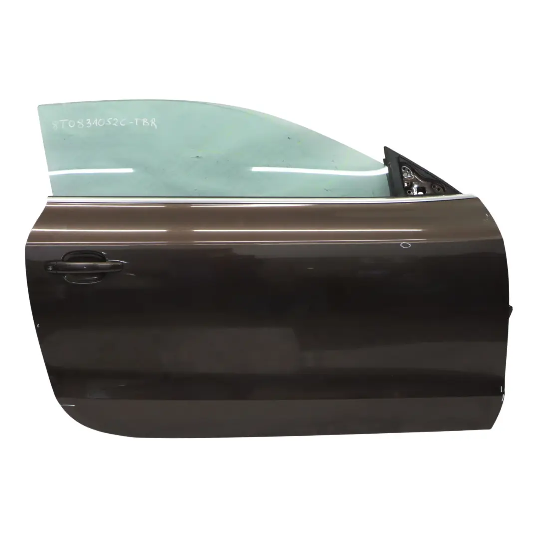 Door Front Right O/S Covering Panel Teak Brown Metallic - Z8W Audi A5 8T Coupe - SKU 8T0831052C-TBR - Part number 8T0831052C