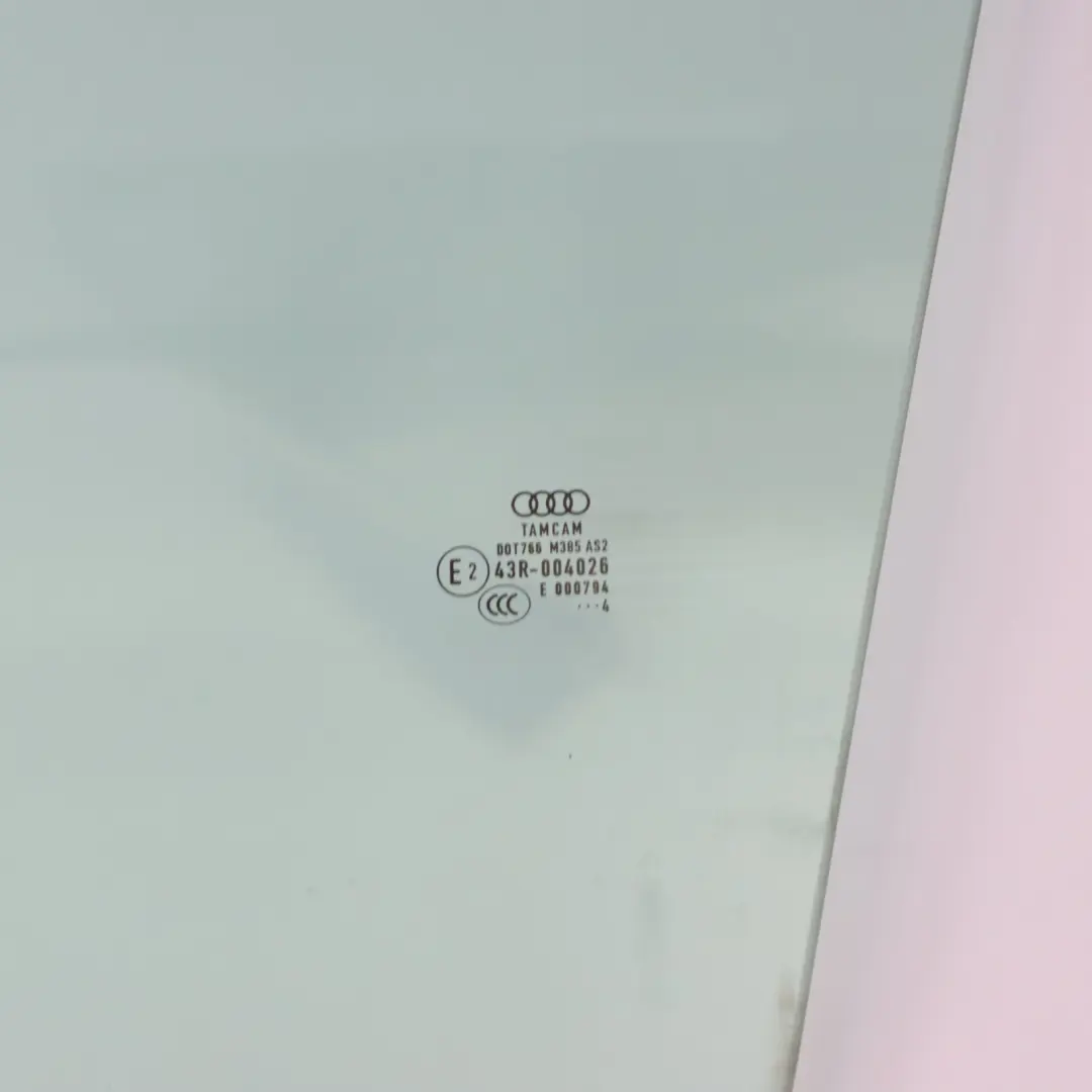Audi A5 S5 8T Door Window Glass Front Left N/S AS2 Green Glazing - SKU 8T0845201D-1 - Part number 8T0845201D