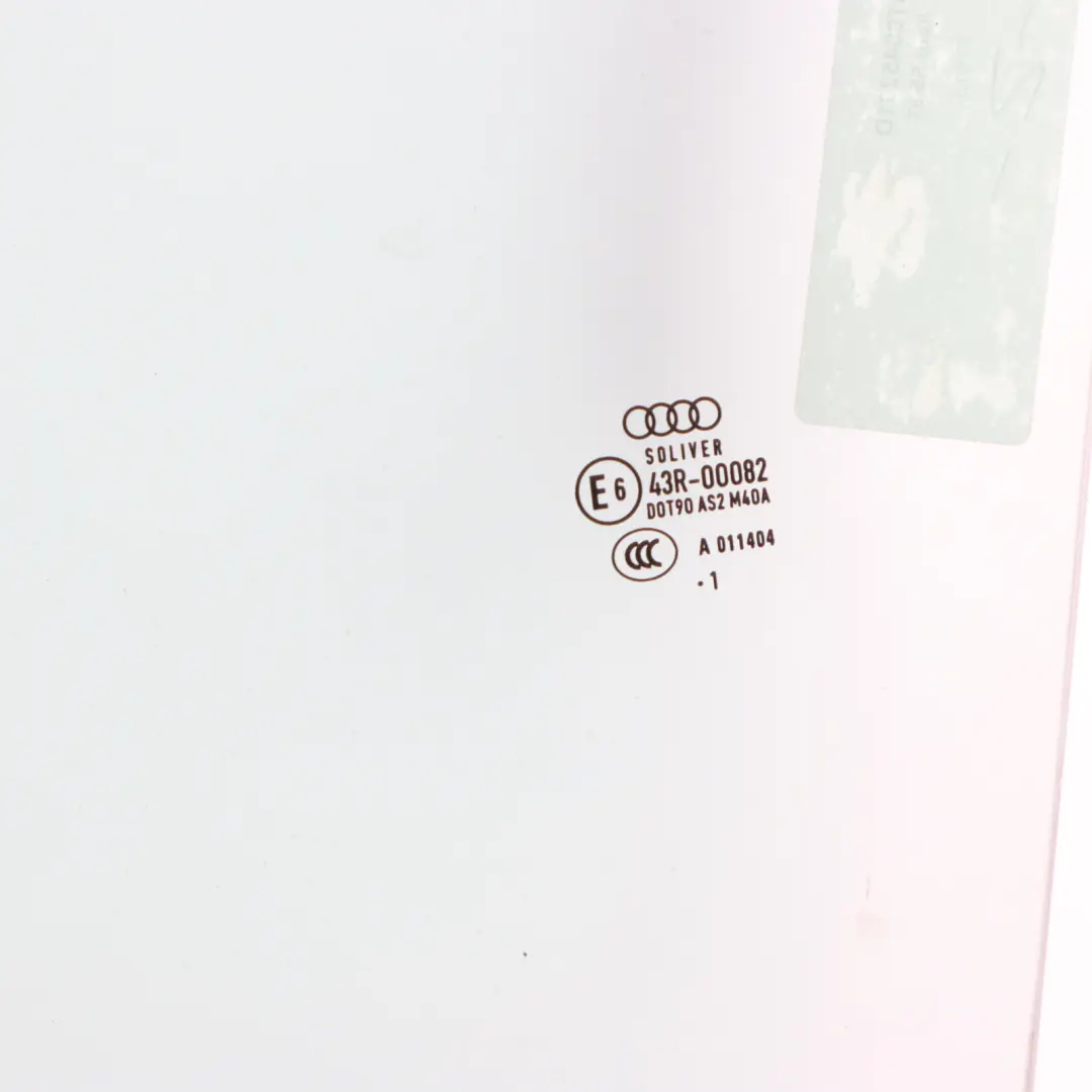 Audi A5 S5 8T Tür Fenster Glas Vorne Links AS2 Grün Verglasung - SKU 8T0845201D - Teilenummer 8T0845201D