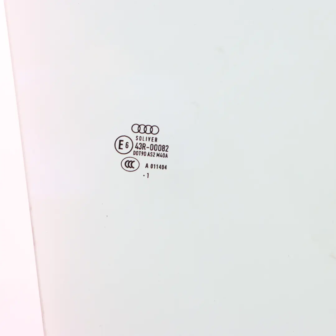 Audi A5 S5 8T Porta finestra vetro anteriore destra AS2 Vetri verdi - SKU 8T0845202D - Numero di parte 8T0845202D