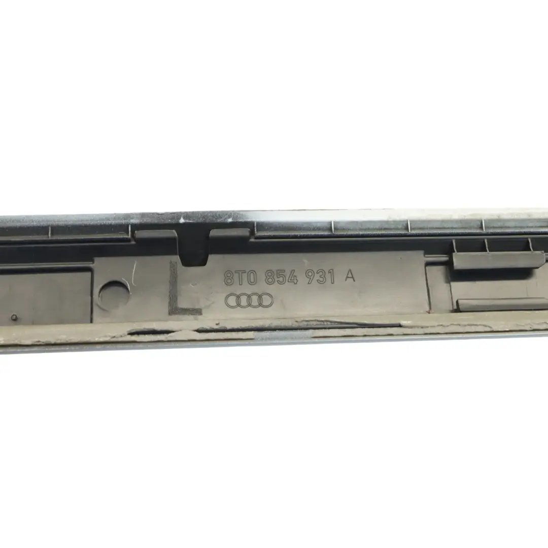 Audi A5 8T Coupe Listwa Nakładka Progowa Lewa Biała S Line - SKU 8T0854931A-MGW - Numer Części 8T0854931A