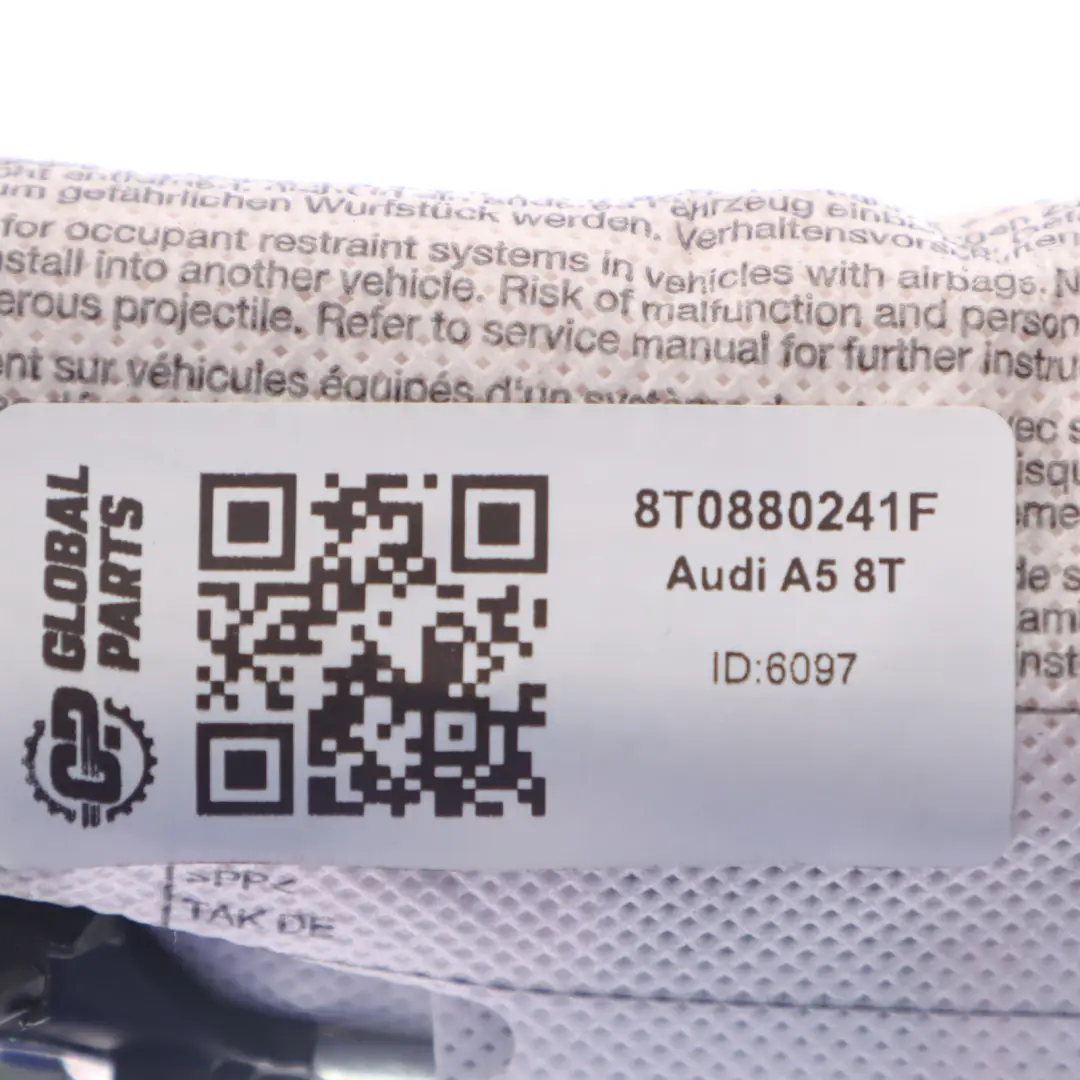 Poduszka Powietrzna Fotela Lewa do Audi A5 8T o numerze 8T0880241F Audi A5 8T Poduszka Powietrzna Fotela Lewa - SKU 8T0880241F - Numer Części 8T0880241F