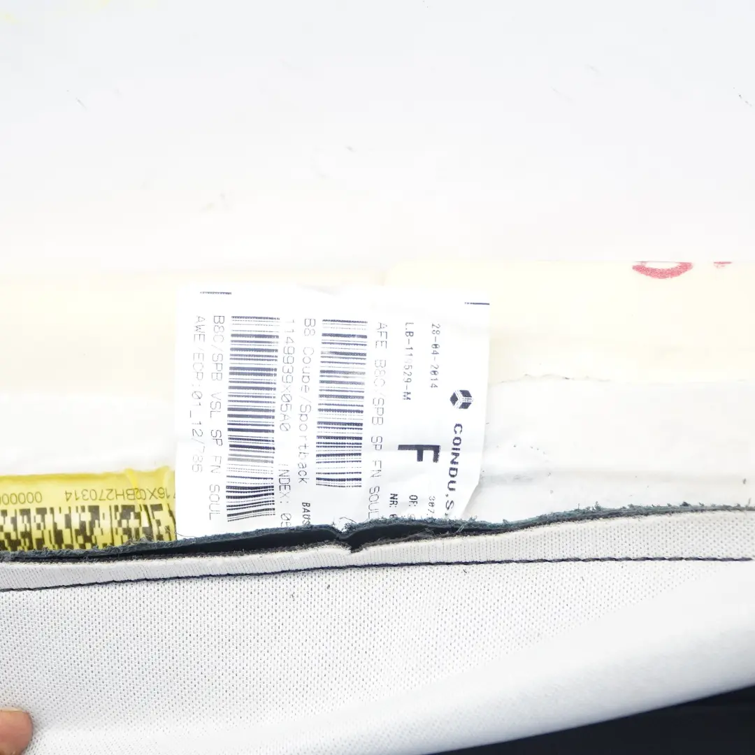 Audi A5 8T Siedzisko Fotela Podgrzewane Lewy Przód Czarna Skóra - SKU 8T0881405AR - Numer Części 8T0881405AR