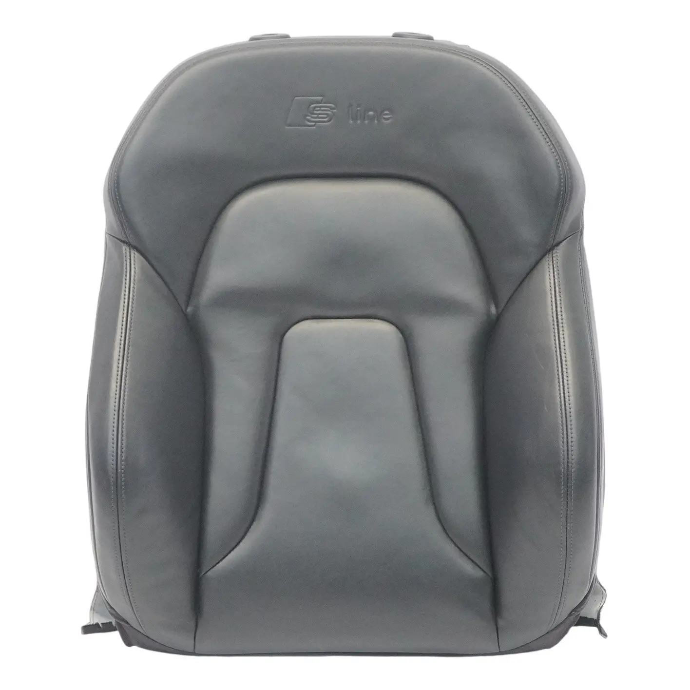 Audi A5 8T Asiento Respaldo Delantero Izquierdo Calefactable Cuero Soul Negro