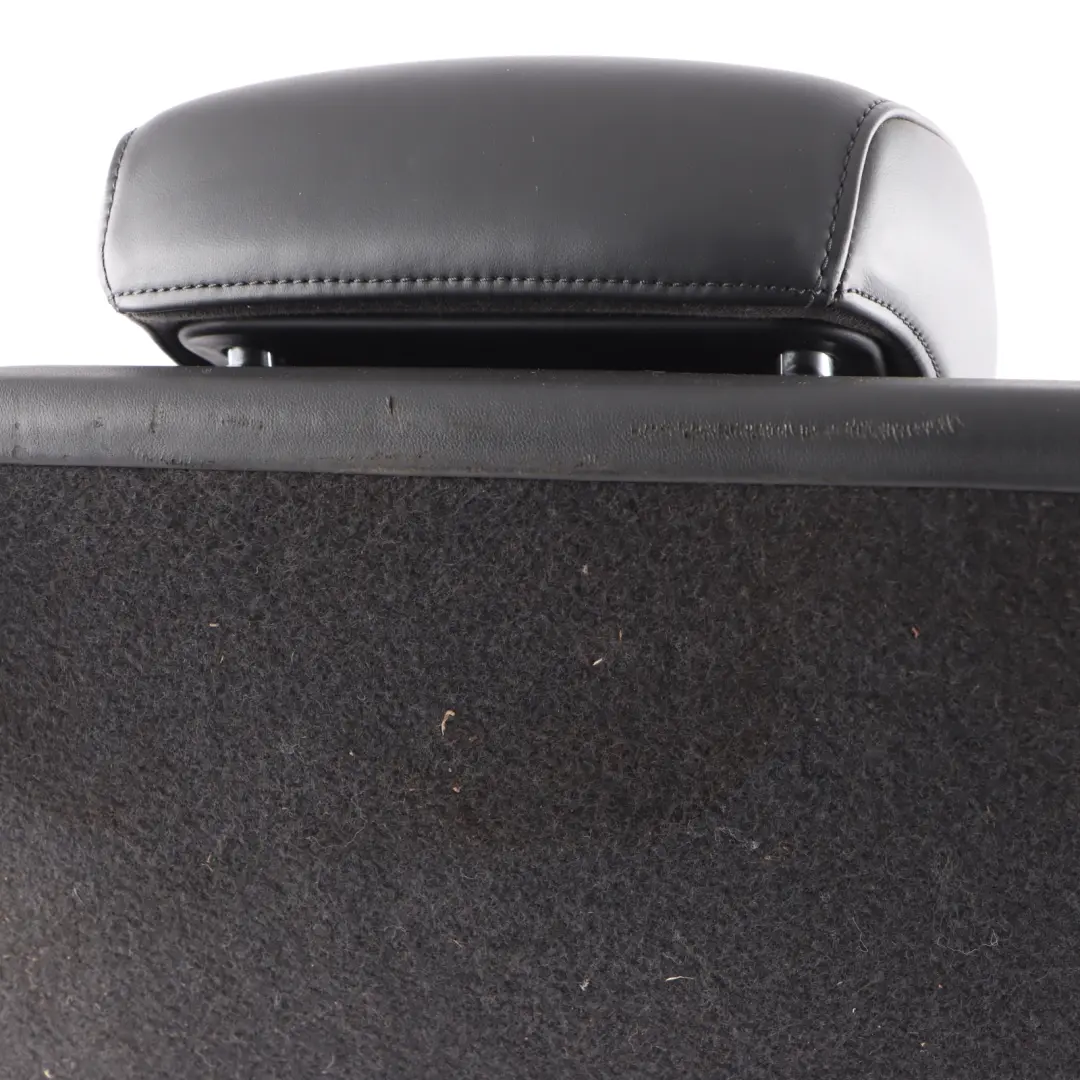 Audi S5 8T Seat Backrest Rear Left N/S Seat Back Cover Black Leather Soul - SKU 8T0885805F - Part number 8T0885805F