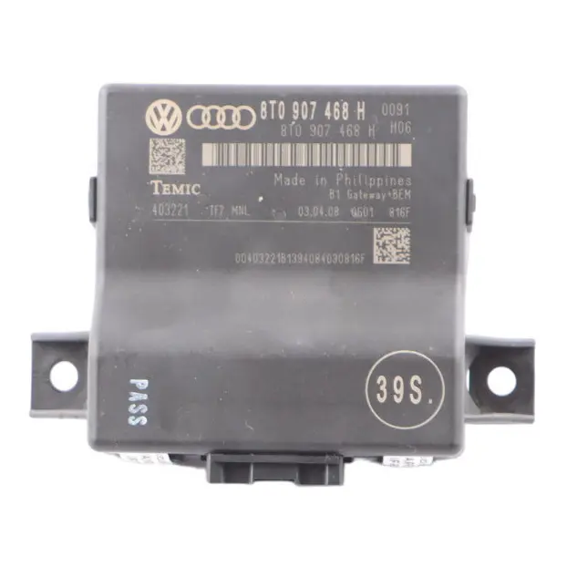 Gateway Schnitt Stelle Steuer Gerät ECU für Audi A4 B8 mit Teilenummer 8T0907468H Audi A4 B8 Gateway Schnitt Stelle Steuer Gerät ECU - SKU 8T0907468H - Teilenummer 8T0907468H