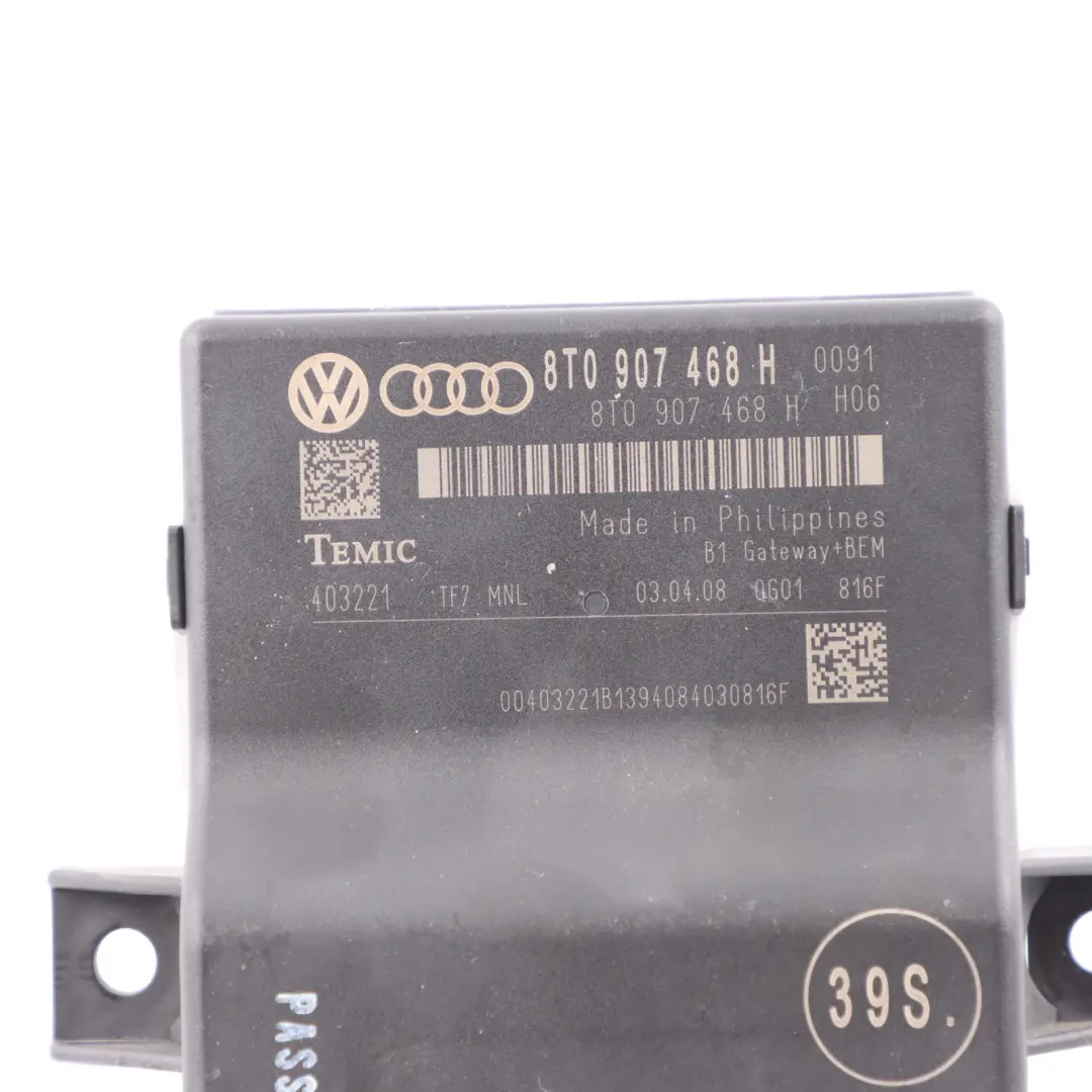 Moduł Sterownik Gateway do Audi A4 B8 o numerze 8T0907468H Audi A4 B8 Moduł Sterownik Gateway - SKU 8T0907468H - Numer Części 8T0907468H