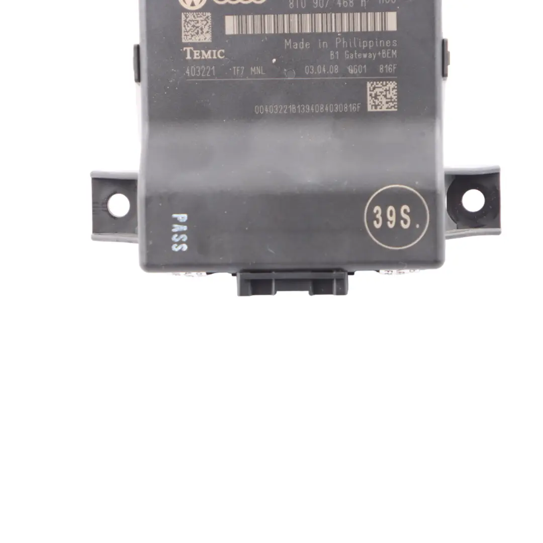 Audi A4 B8 Gateway Interface Control Module Unit ECU - SKU 8T0907468H - Part number 8T0907468H
