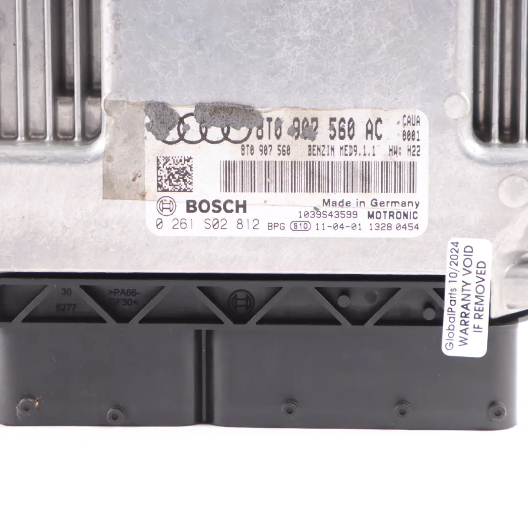 CAUA Quattro 354HP Engine ECU Kit Ignition + Key to Audi S5 8T 4.2 FSI with Part number 8T0907560AC Audi S5 8T 4.2 FSI CAUA Quattro 354HP Engine ECU Kit Ignition + Key - SKU 8T0907560AC - Part number 8T0907560AC