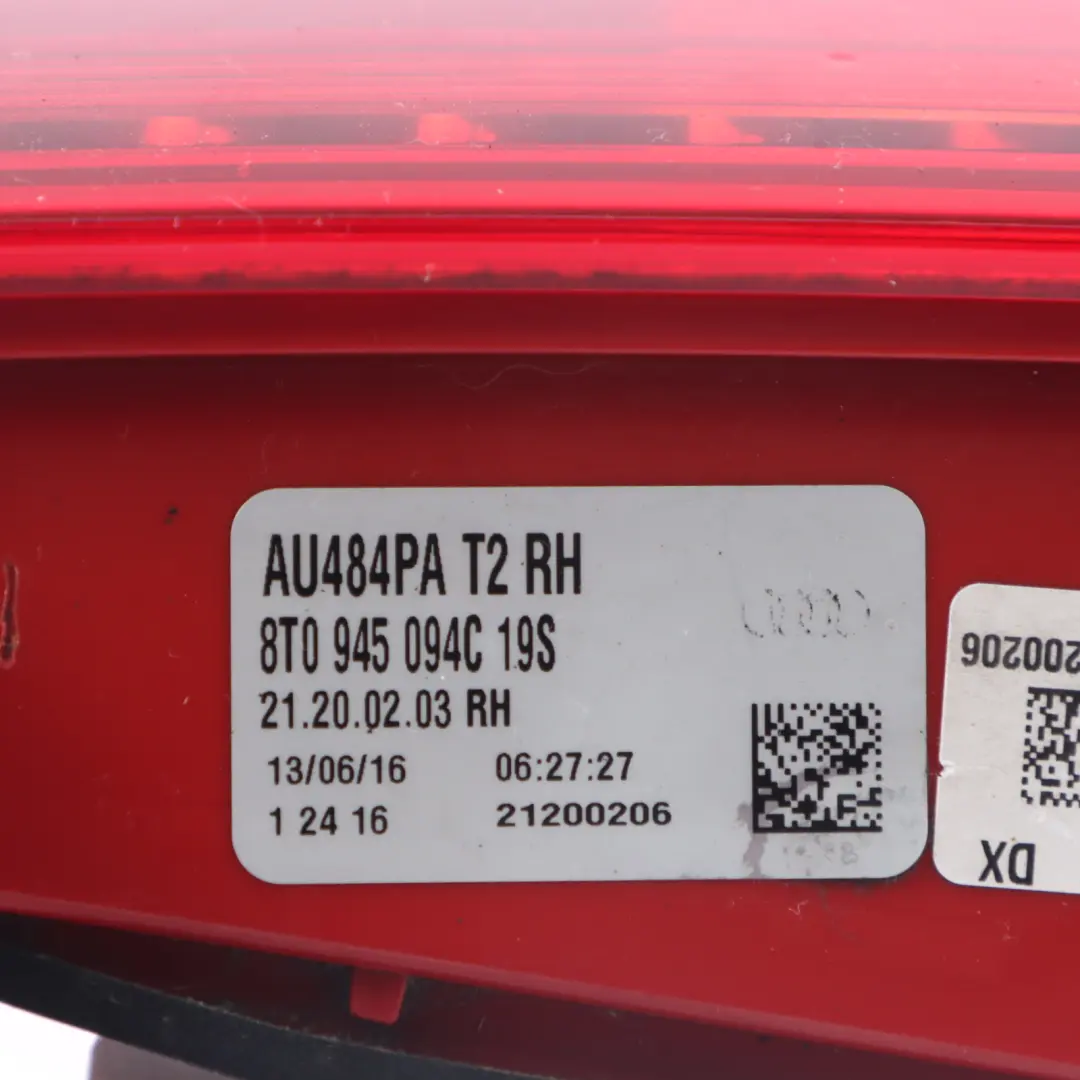 Audi A5 8T Luz Trasera Maletero Portón Trasero Luz Interior Derecha - SKU 8T0945094C - Número de pieza 8T0945094C