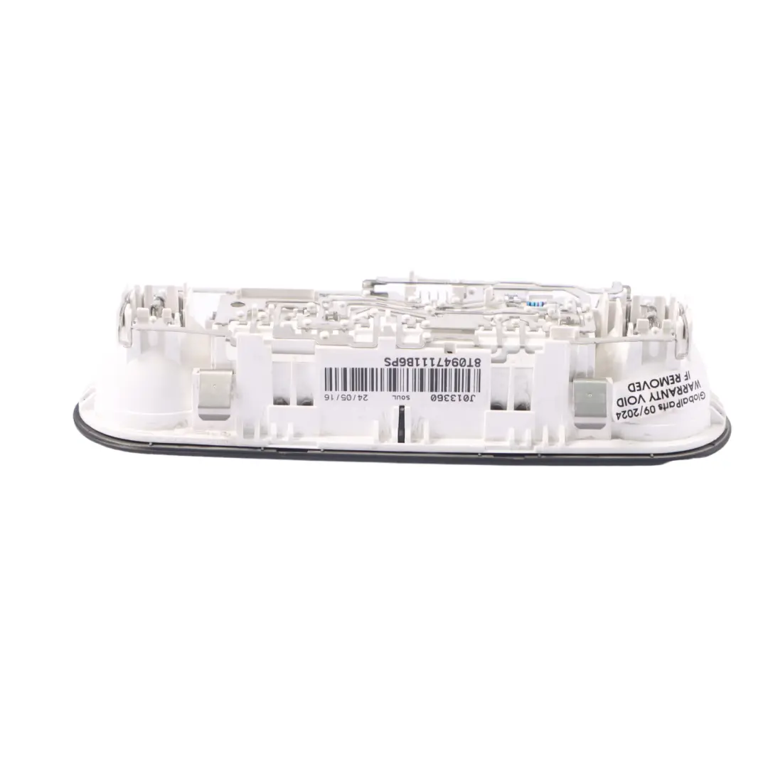 Audi A5 8T Plafond arrière Liseuse Confort Lumière courtoisie Lampe 8T0947111A - SKU 8T0947111B - Numéro de pièce 8T0947111B