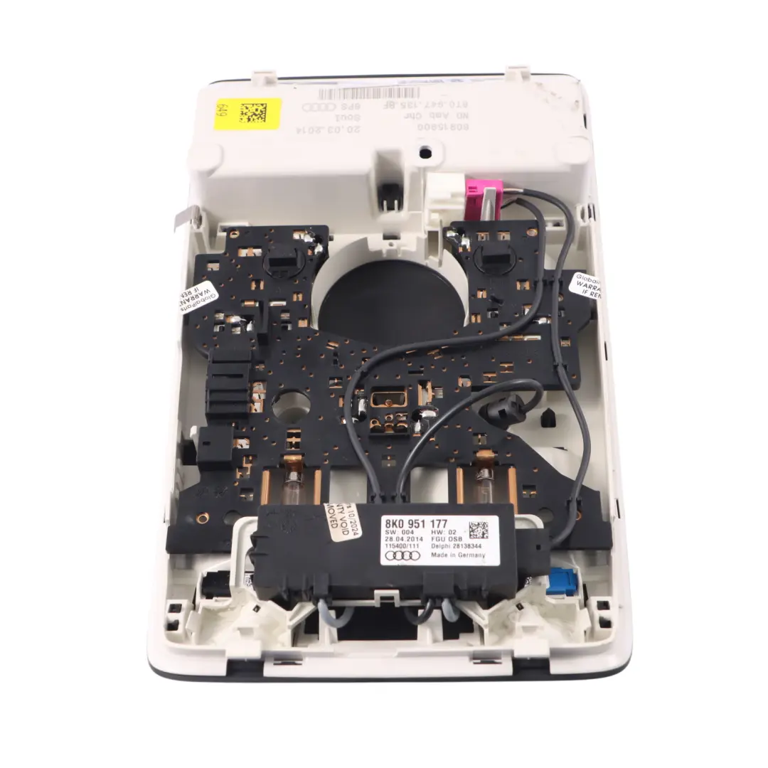 Audi A5 8T Front Dachhimmel Dach Innenraum Leselicht Lampe - SKU 8T0947135BF - Teilenummer 8T0947135BF