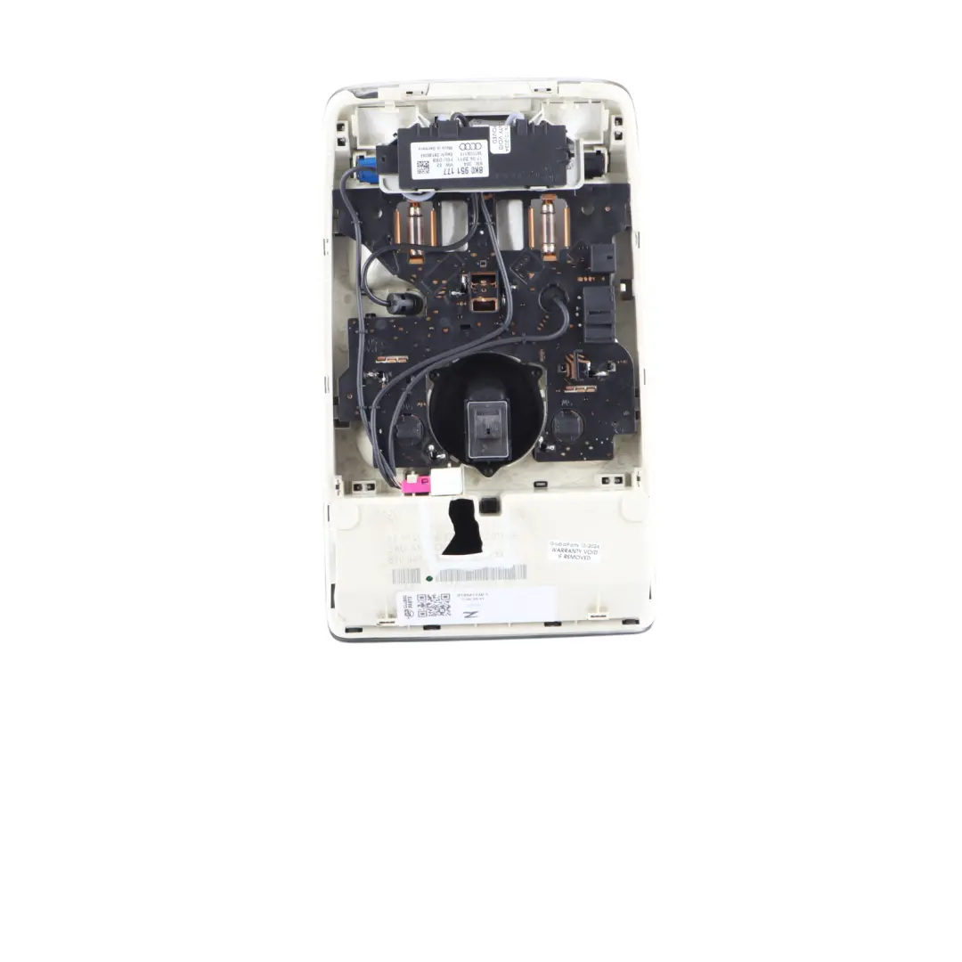 Luz de Techo Delantera Panel Interruptor de Luz de Lectura para Audi A4 B8 con número de pieza 8T0947140 Audi A4 B8 Luz de Techo Delantera Panel Interruptor de Luz de Lectura - SKU 8T0947140-1 - Número de pieza 8T0947140