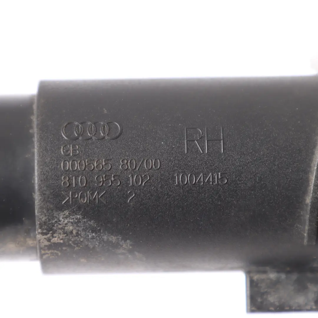 8F Headlight Washer Jet Nozzle Spray Assembly Right O/S to Audi A5 with Part number 8T0955102B Audi A5 8F Headlight Washer Jet Nozzle Spray Assembly Right O/S - SKU 8T0955102B - Part number 8T0955102B