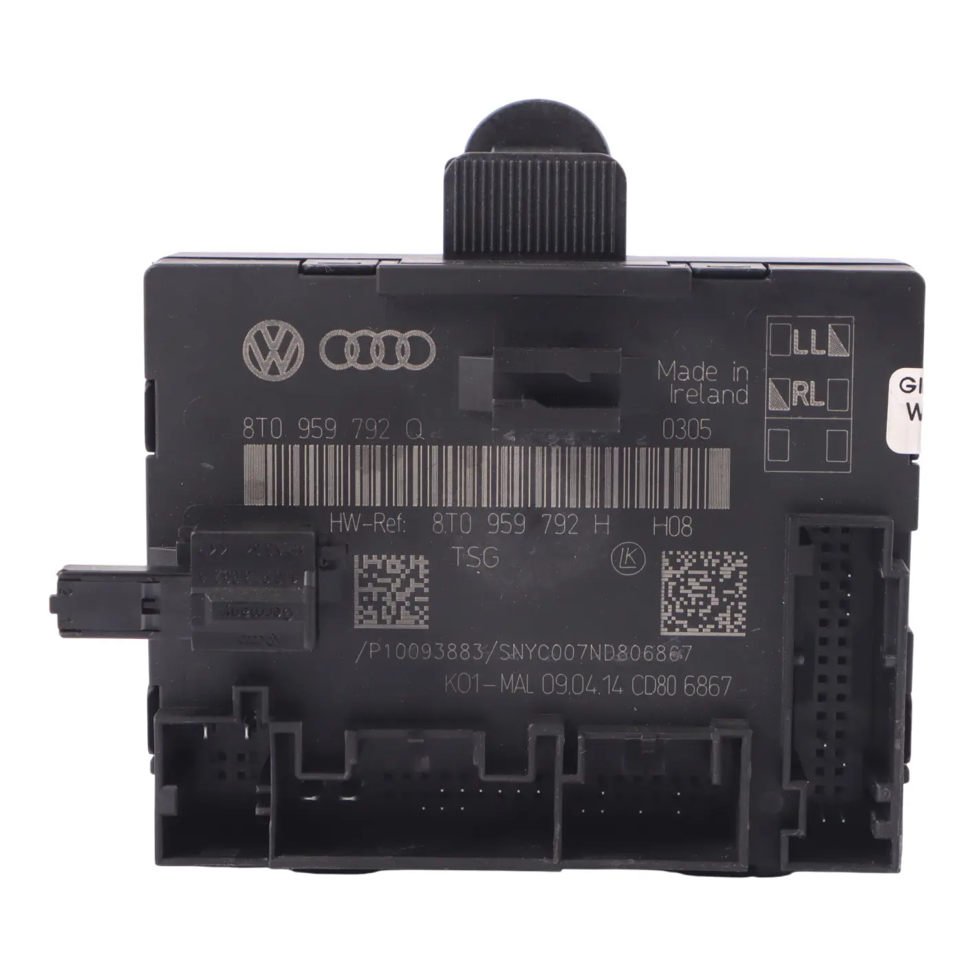 Audi A5 8T Moduł Sterownik Drzwi Pasażera Prawy Przód 8T0959792Q