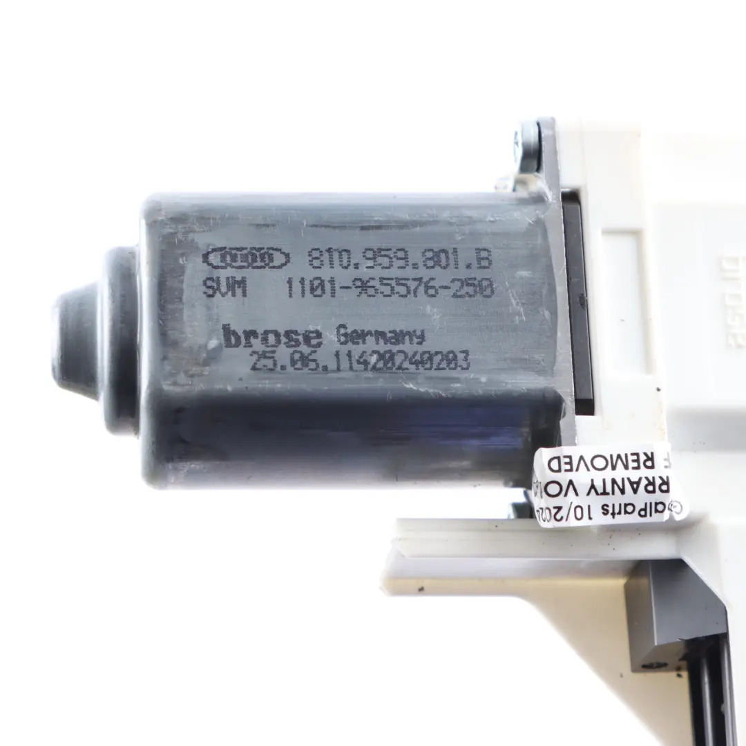 Audi A5 8T Moteur de lève-vitre avant côté gauche - SKU 8T0959801B - Numéro de pièce 8T0959801B