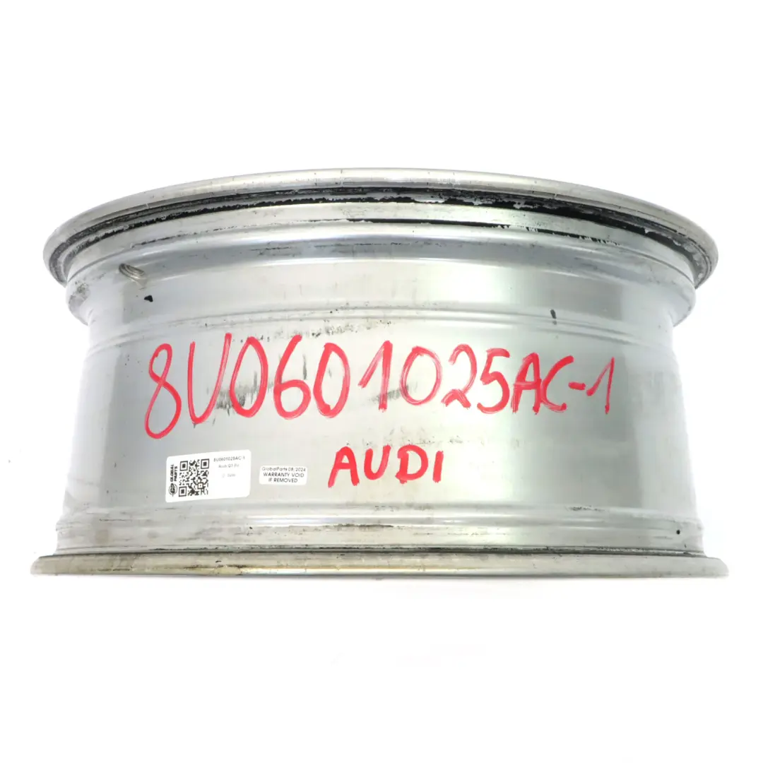 Audi Q3 8U Silver Alloy Wheel Rim 19" ET:36 8,5J - SKU 8U0601025AC-1 - Part number 8U0601025AC