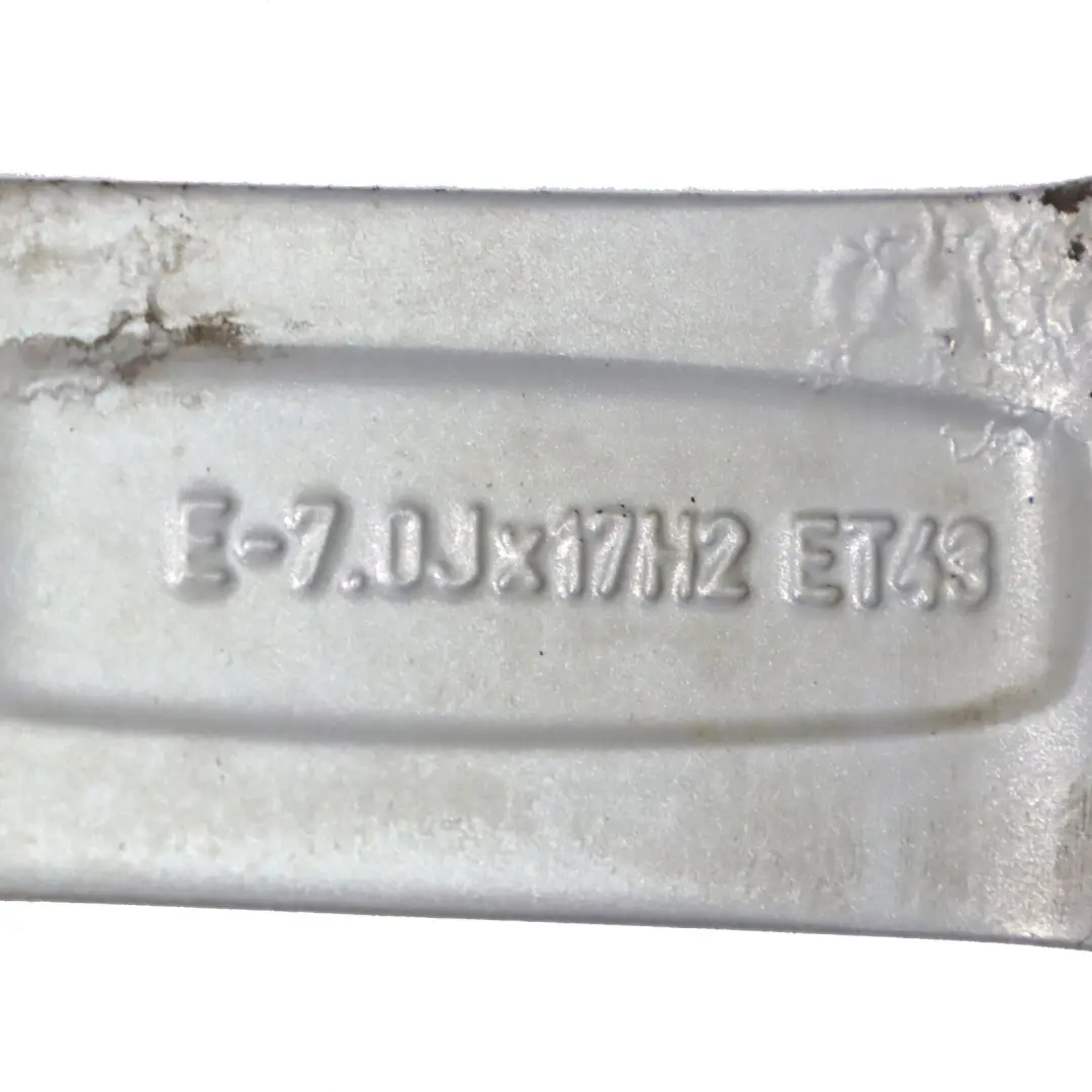 Audi Q3 8U Felga Aluminiowa Srebrna 17" 7J ET:43 - SKU 8U0601025S-2 - Numer Części 8U0601025S