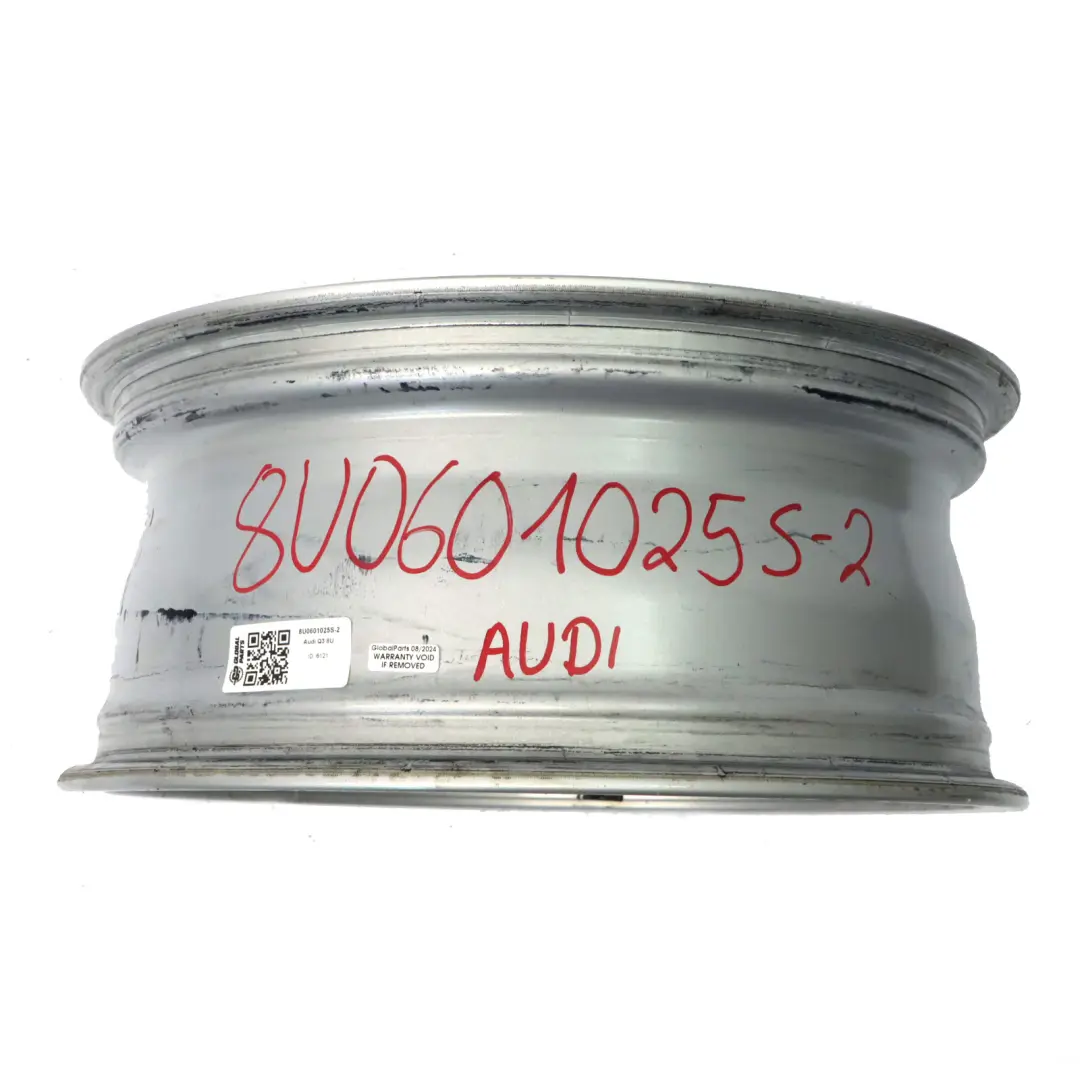 Audi Q3 8U Silberne Leicht Metall Felge 17" 7J ET:43 - SKU 8U0601025S-2 - Teilenummer 8U0601025S