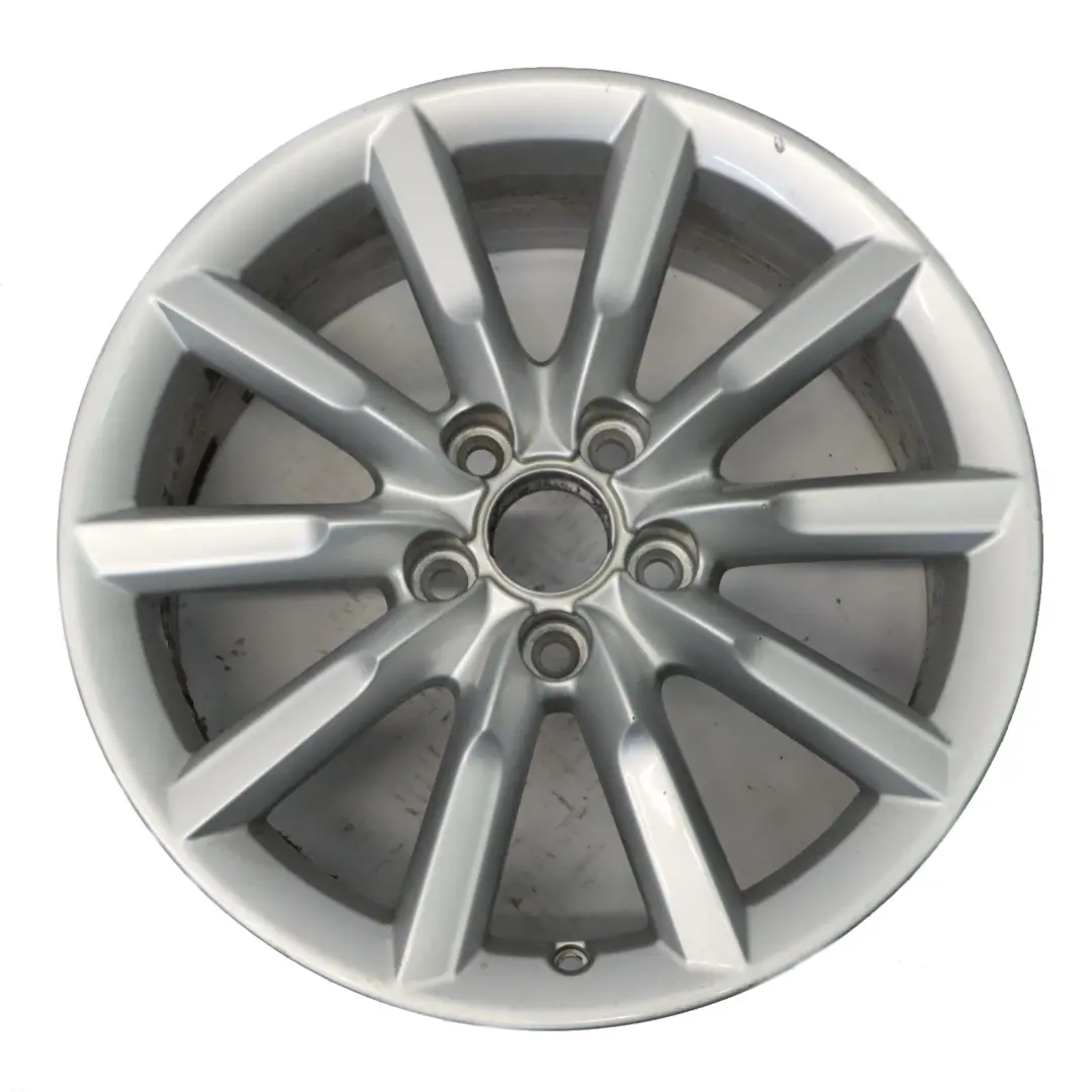 Audi Q3 8U Silver Wheel Alloy Rim 17" 7J ET:43 - SKU 8U0601025S-3 - Part number 8U0601025S