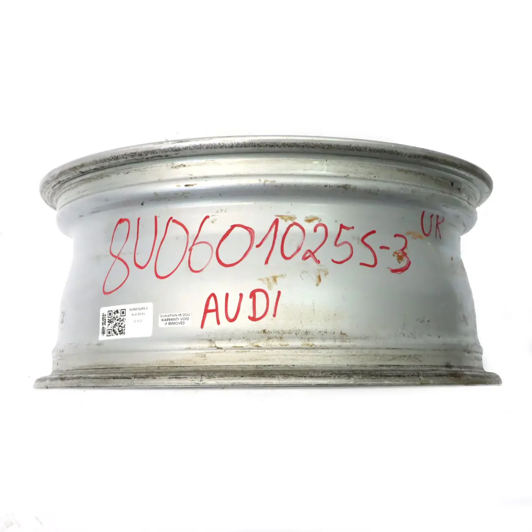 Audi Q3 8U Silver Wheel Alloy Rim 17" 7J ET:43 - SKU 8U0601025S-3 - Part number 8U0601025S