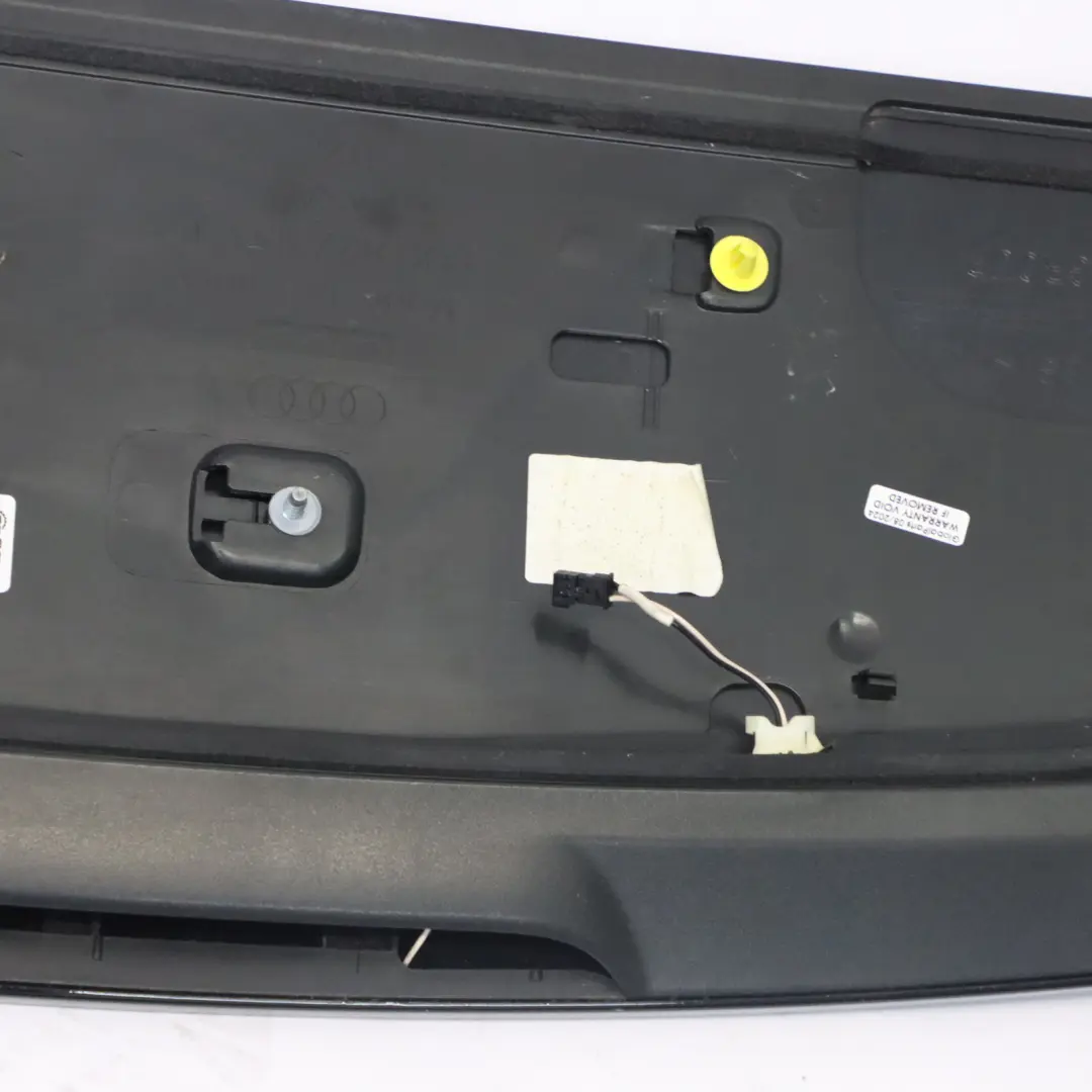Audi Q3 8U Boot Tailgate Trunk Lid Rear Spoiler Panel Brilliant Black - LY9B - SKU 8U0827933F-BBL - Part number 8U0827933F-BBL