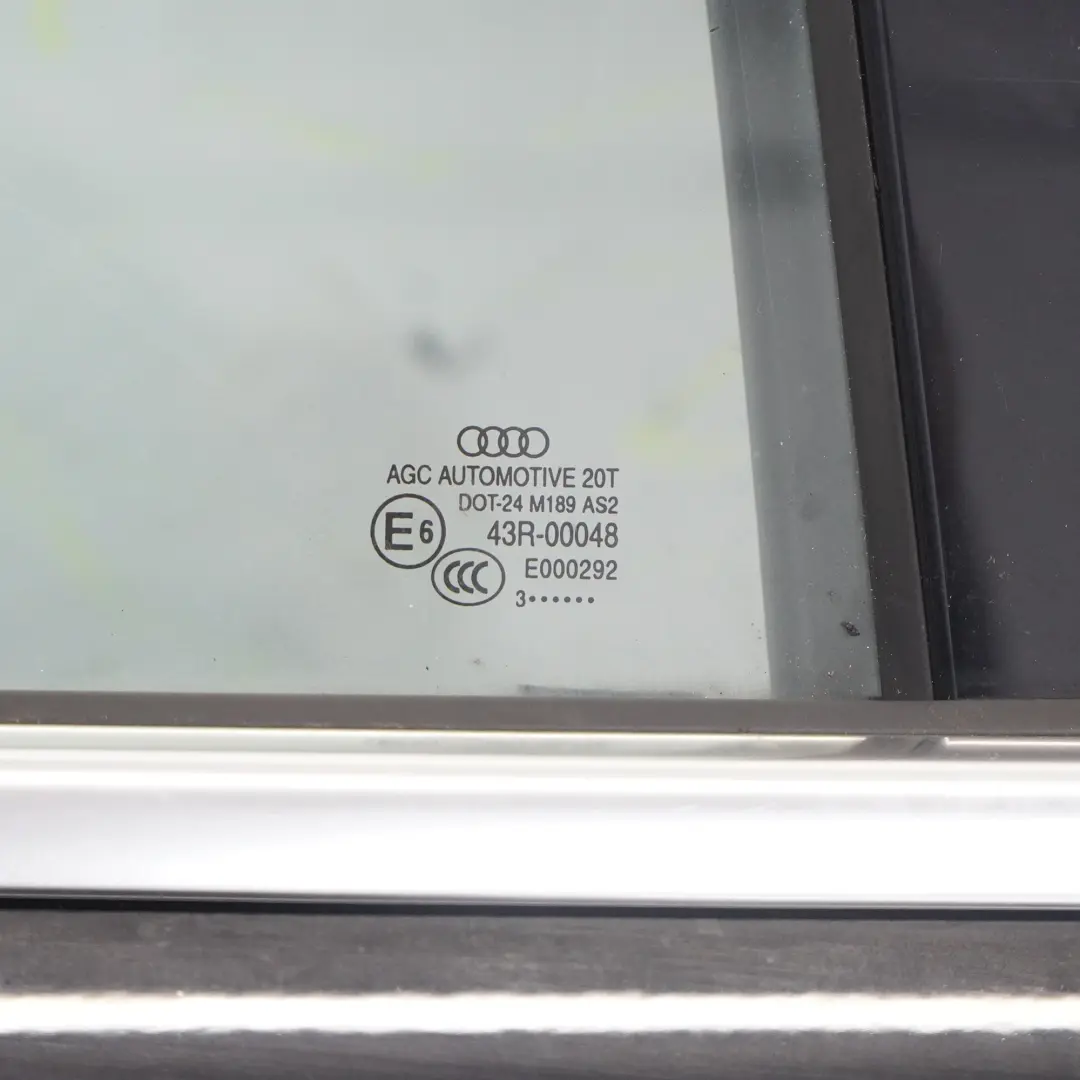 Door Rear Right O/S Brilliant Black Metallic - Y9B to Audi Q3 8U with Part number 8U0833052 Audi Q3 8U Door Rear Right O/S Brilliant Black Metallic - Y9B - SKU 8U0833052-BBL - Part number 8U0833052