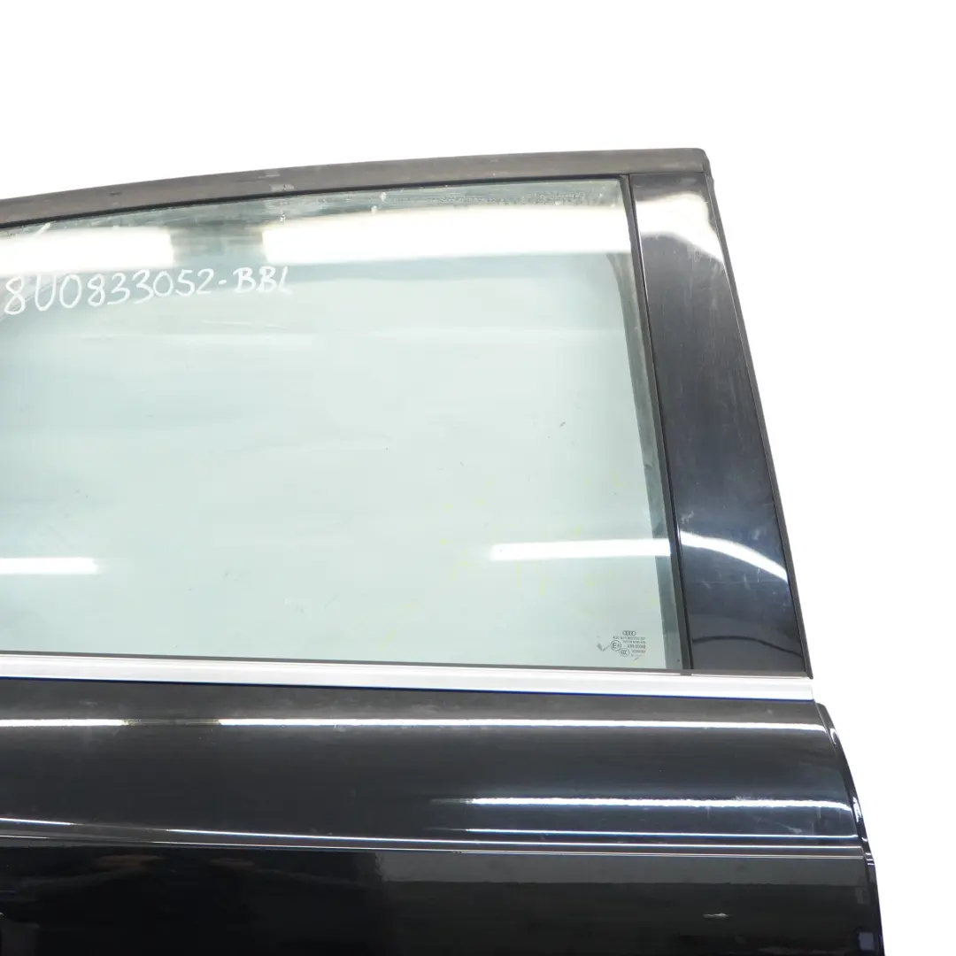 Door Rear Right O/S Brilliant Black Metallic - Y9B to Audi Q3 8U with Part number 8U0833052 Audi Q3 8U Door Rear Right O/S Brilliant Black Metallic - Y9B - SKU 8U0833052-BBL - Part number 8U0833052