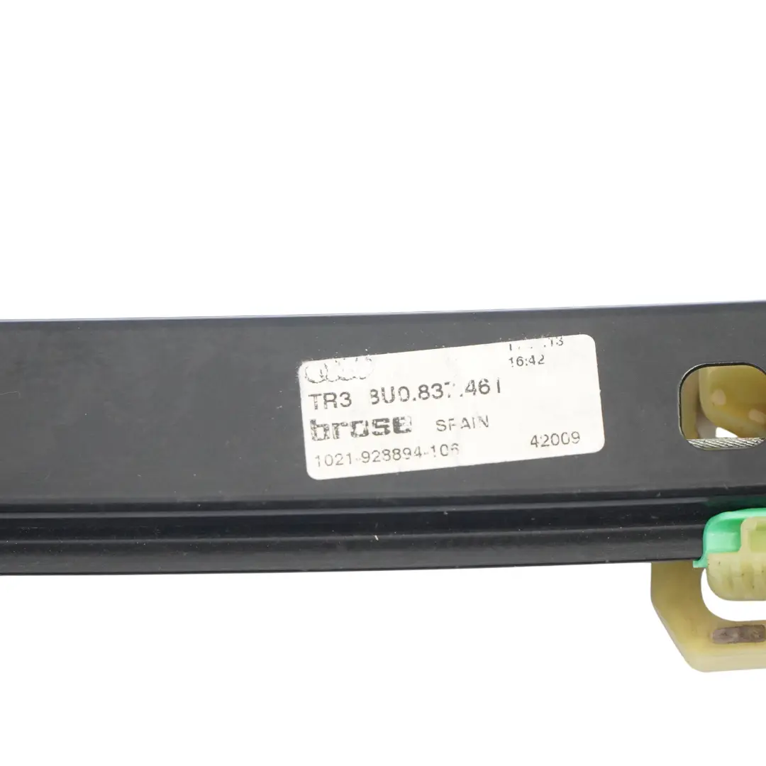 Door Window Lifter Mechanism Regulator Front Left N/S to Audi Q3 8U with Part number 8U0837461 Audi Q3 8U Door Window Lifter Mechanism Regulator Front Left N/S - SKU 8U0837461 - Part number 8U0837461