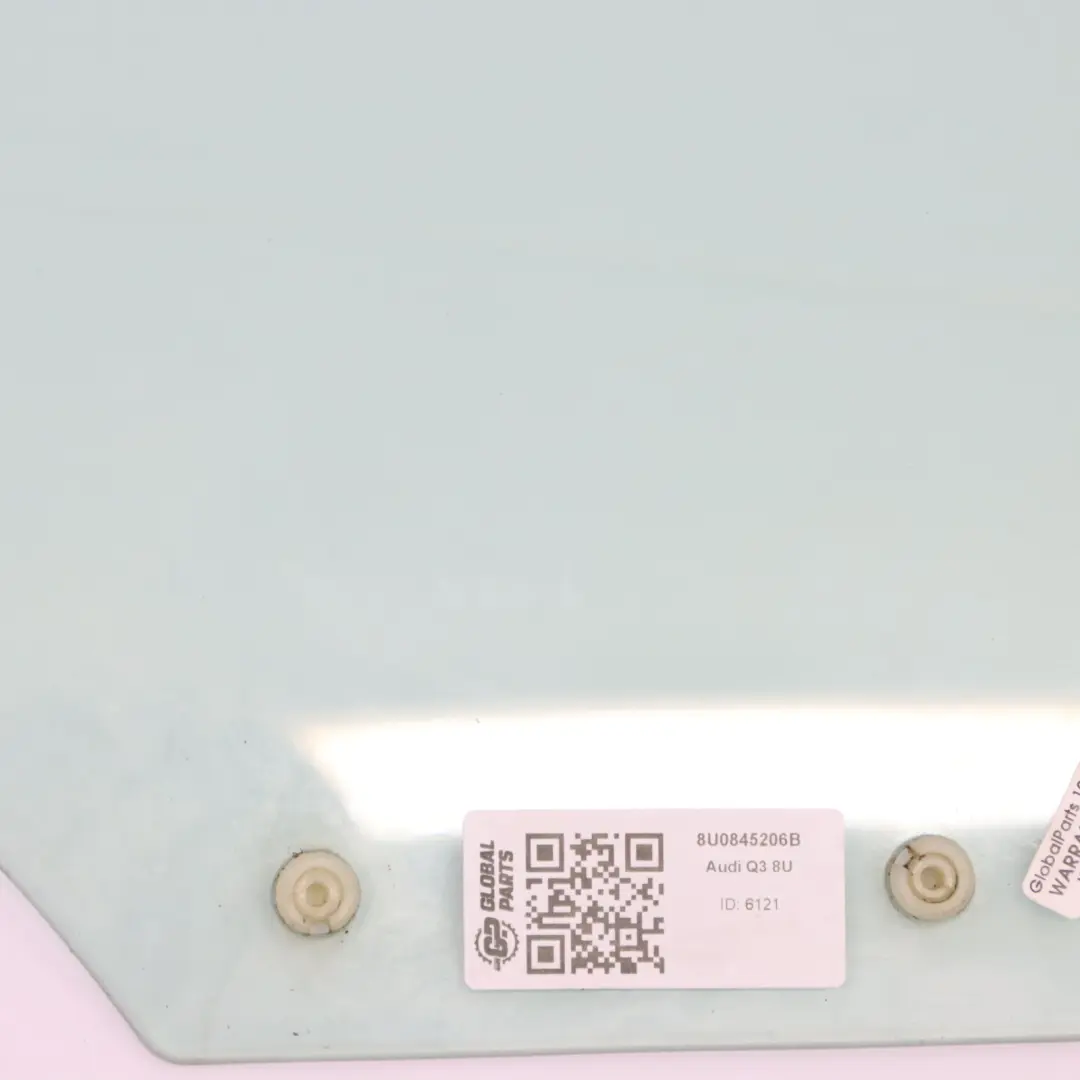 Door Window Glass Rear Right O/S Green AS2 to Audi Q3 8U with Part number 8U0845206B Audi Q3 8U Door Window Glass Rear Right O/S Green AS2 - SKU 8U0845206B - Part number 8U0845206B