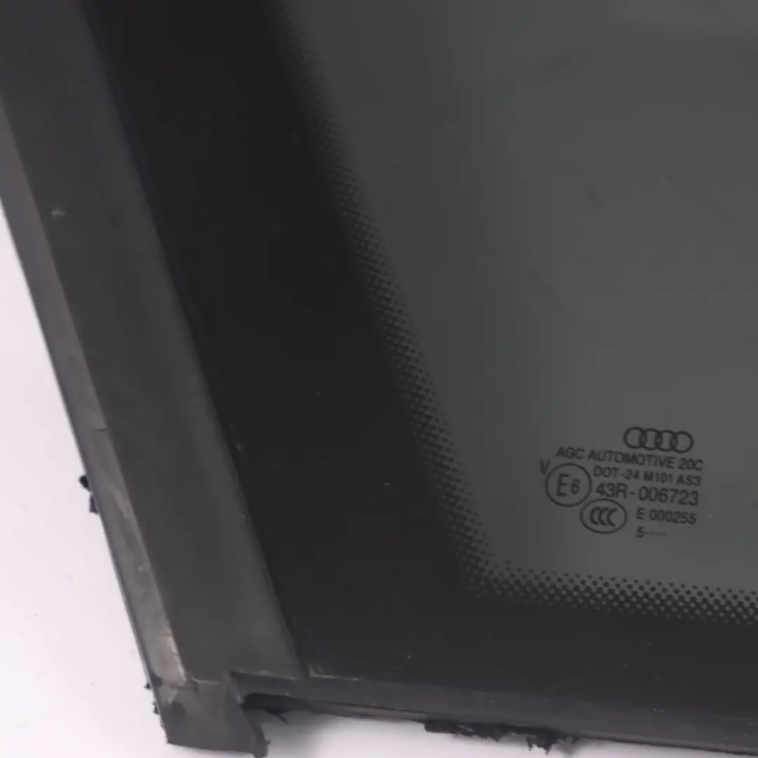 Cristal Fijo Trasero Izquierdo Tintado AS3 para Audi Q3 8U con número de pieza 8U0845299C Audi Q3 8U Cristal Fijo Trasero Izquierdo Tintado AS3 - SKU 8U0845299C - Número de pieza 8U0845299C