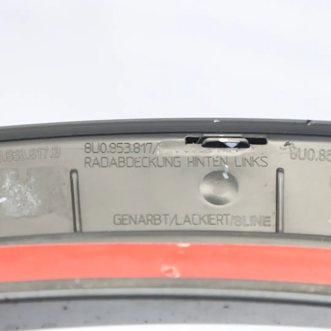 Moldura de guardabarros trasero izquierdo para Audi Q3 8U con número de pieza 8U0853817A Audi Q3 8U Moldura de guardabarros trasero izquierdo - SKU 8U0853817A - Número de pieza 8U0853817A