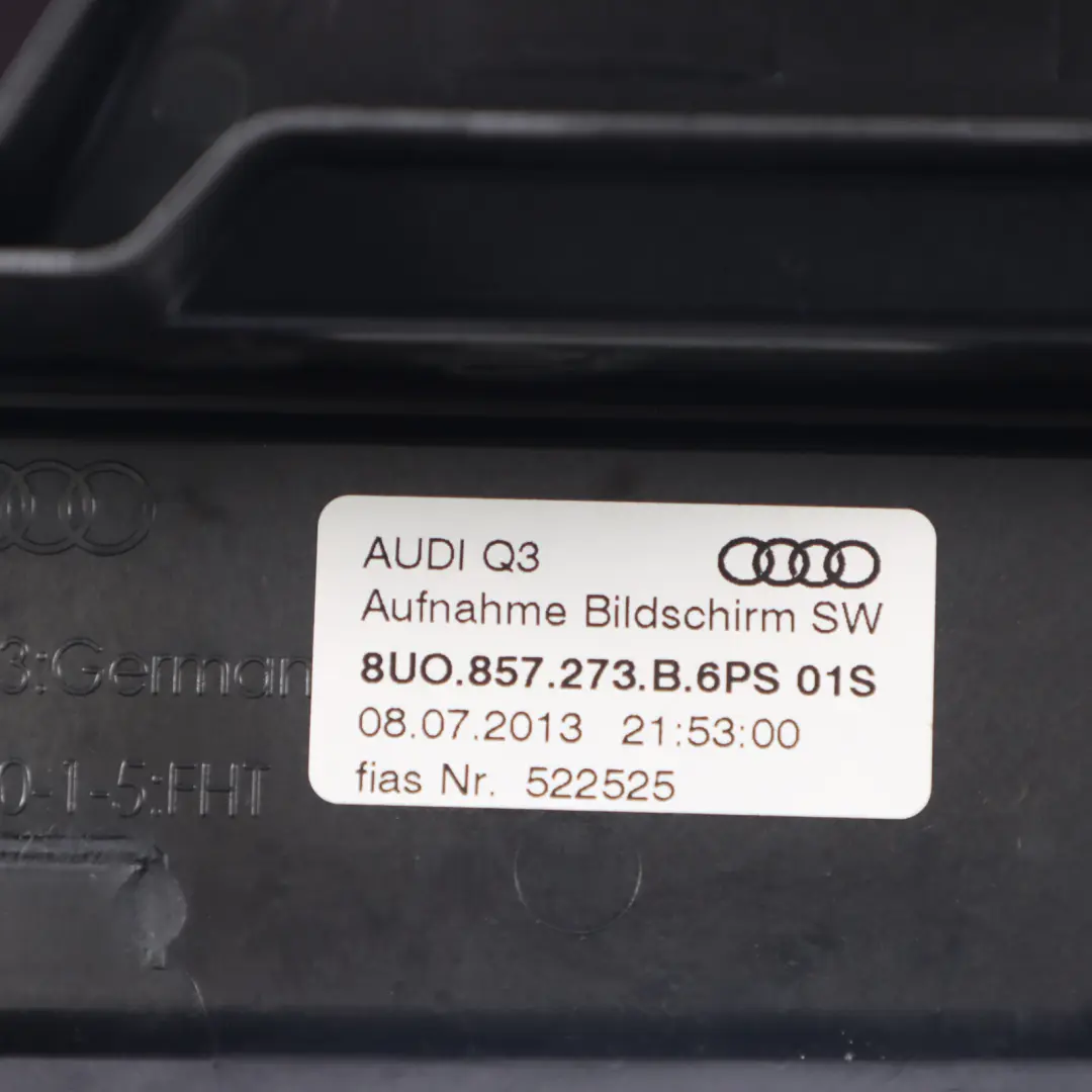 Display Screen Multimedia Navigation Sat Audi Q3 8U - SKU 8U0857273B - Part number 8U0857273B