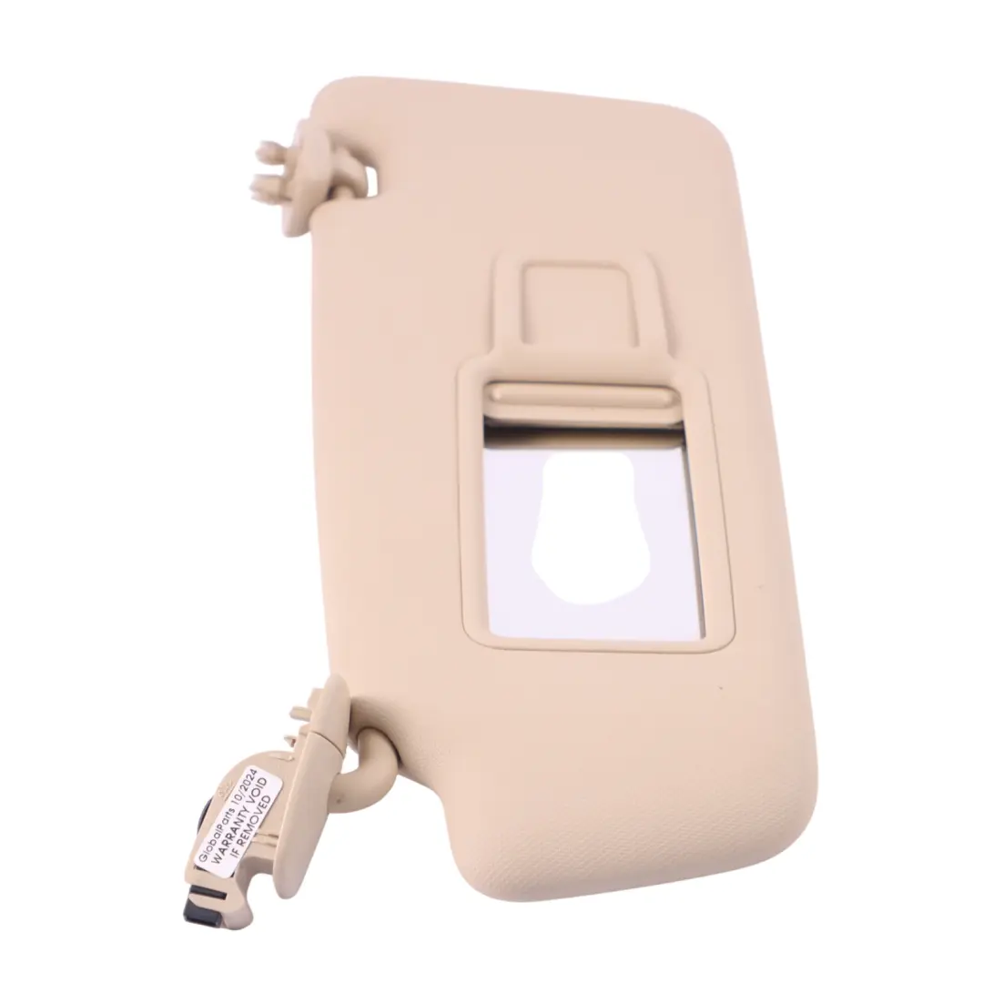 Audi Q3 8U Front Illuminated Sun Visor Shade Left N/S Driver's Side - SKU 8U0857551C-2 - Part number 8U0857551C