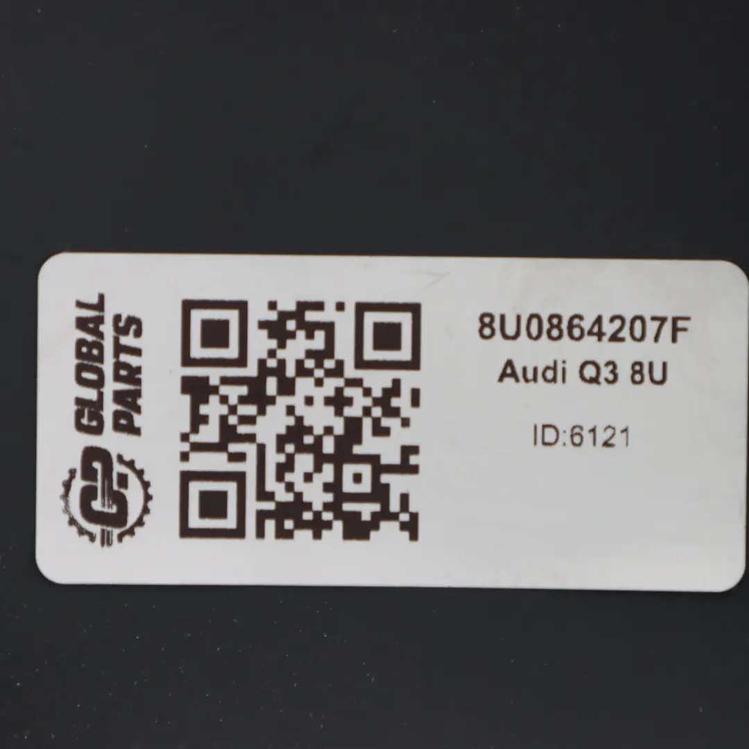 Audi Q3 8U Armrest Center Console Middle Arm Rest Leather Black - SKU 8U0864207F - Part number 8U0864207F