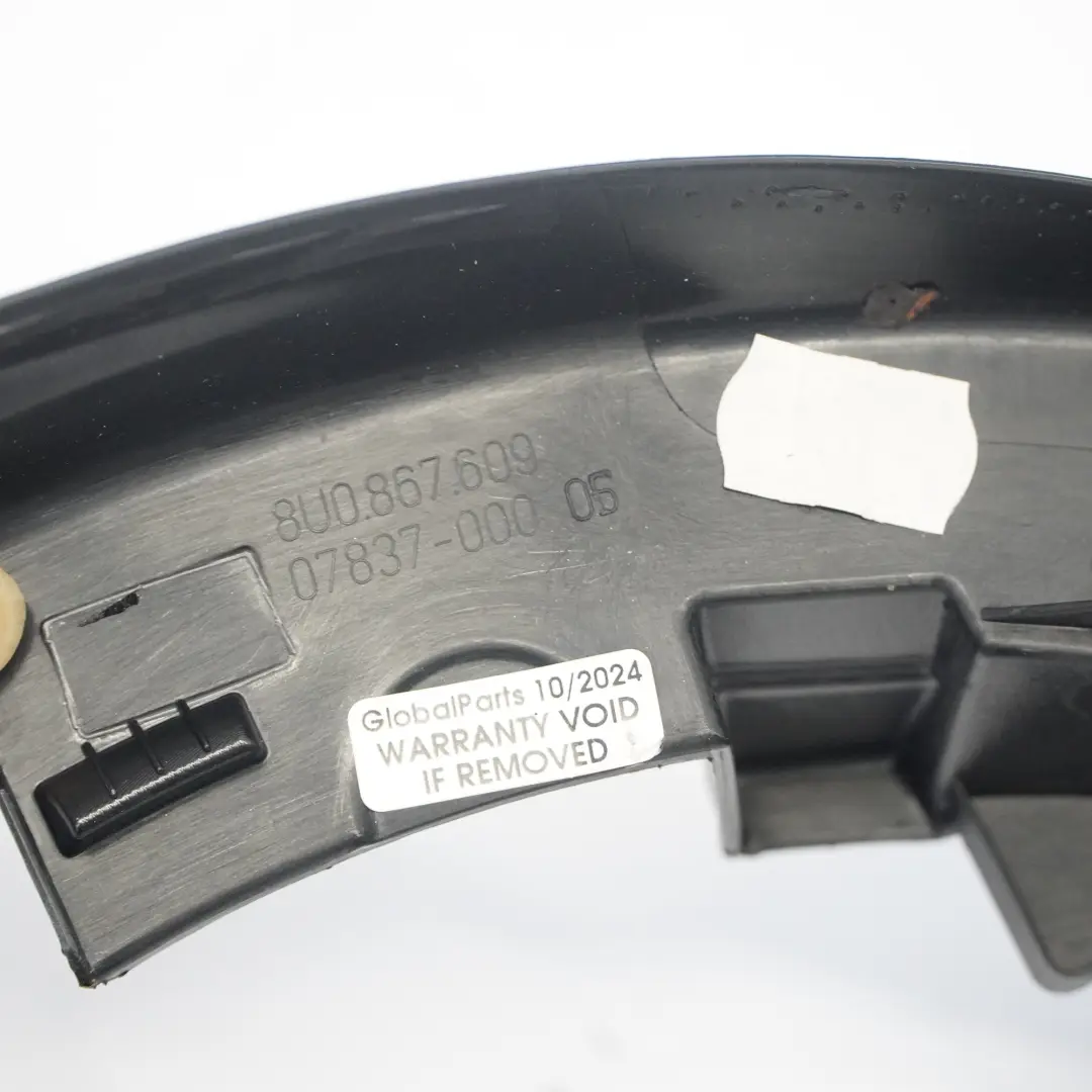 Window Frame Trim Strip Front Left N/S to Audi Q3 8U with Part number 8U0867609 Audi Q3 8U Window Frame Trim Strip Front Left N/S - SKU 8U0867609 - Part number 8U0867609