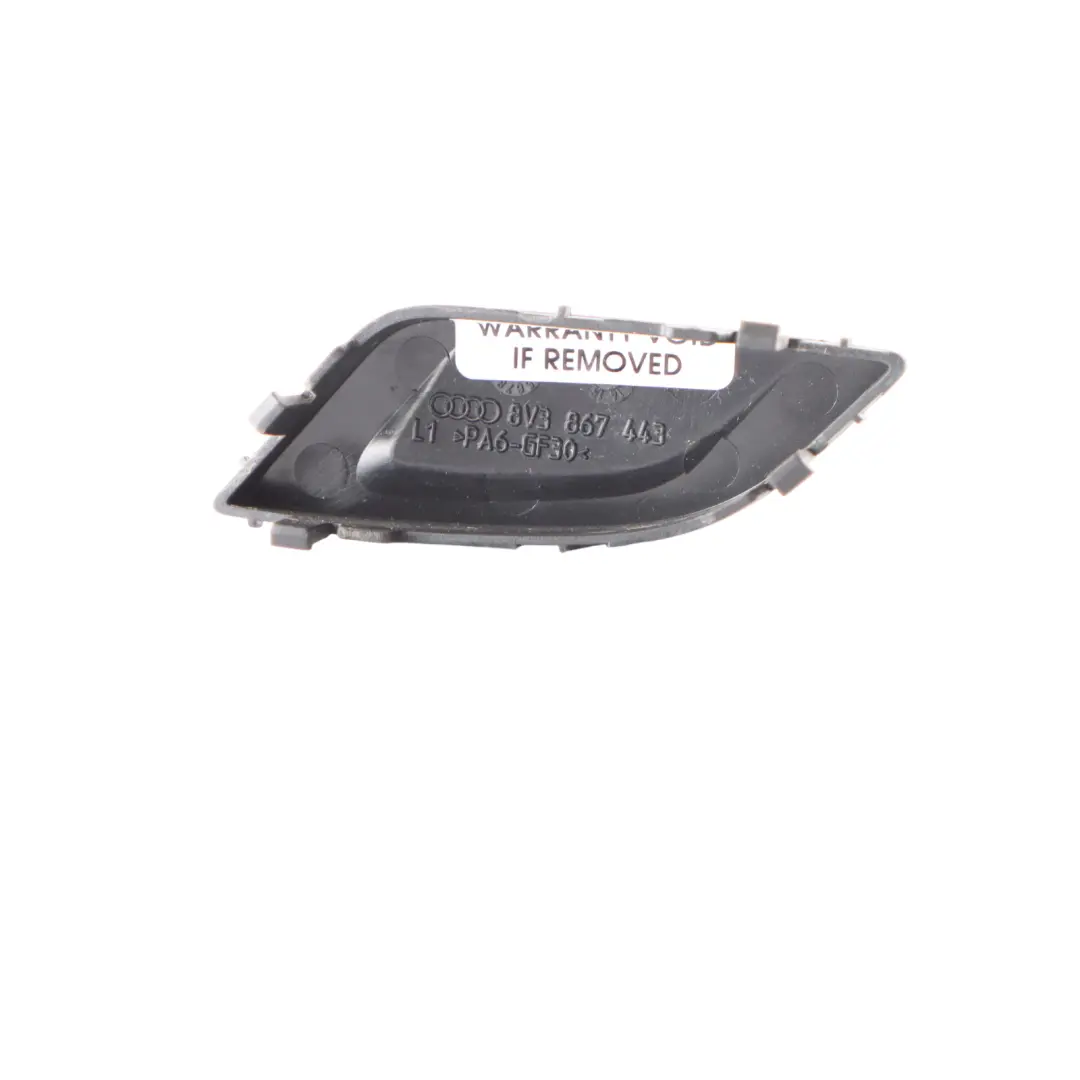 Audi A3 8P Türkarte Blank Dummy Schalter Trim Vorne Links - SKU RHD-8V3867443 - Teilenummer 8V3867443